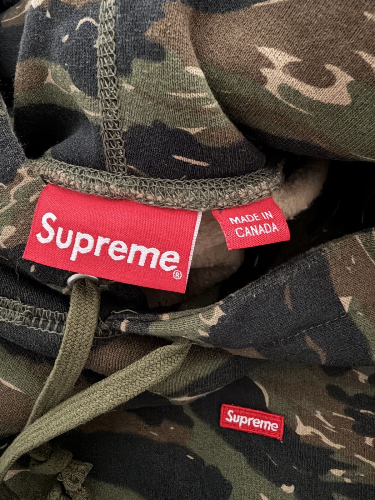 Supreme Supreme Tiger Camo Small Bo Logo Hoodie Size US L / EU 52-54 / 3 - 3 Thumbnail