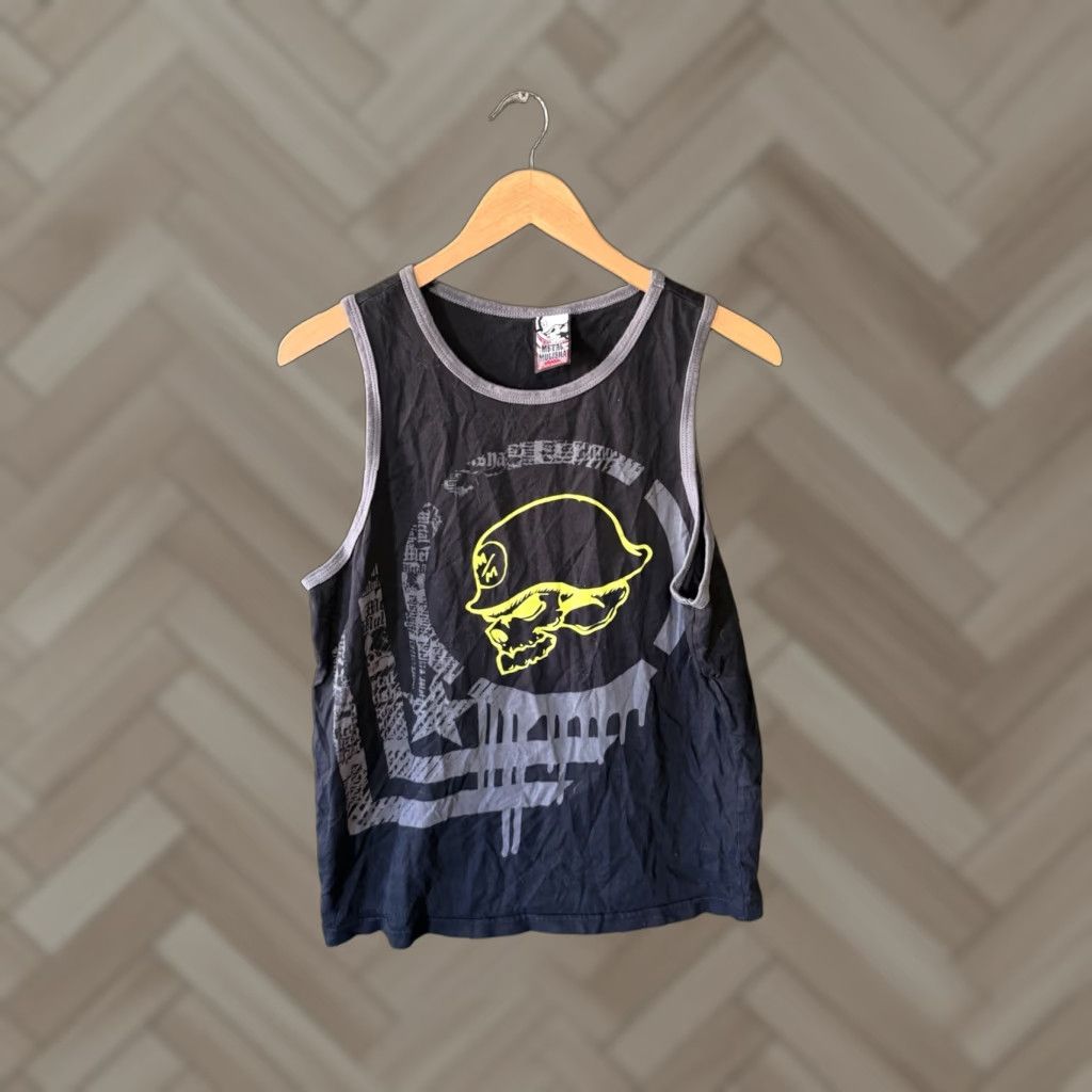Metal Mulisha VINTAGE Y2K Metal Mulisha Mens Black Sleeveless Graphic Tank Top M (Medium) Size US M / EU 48-50 / 2 - 1 Thumbnail