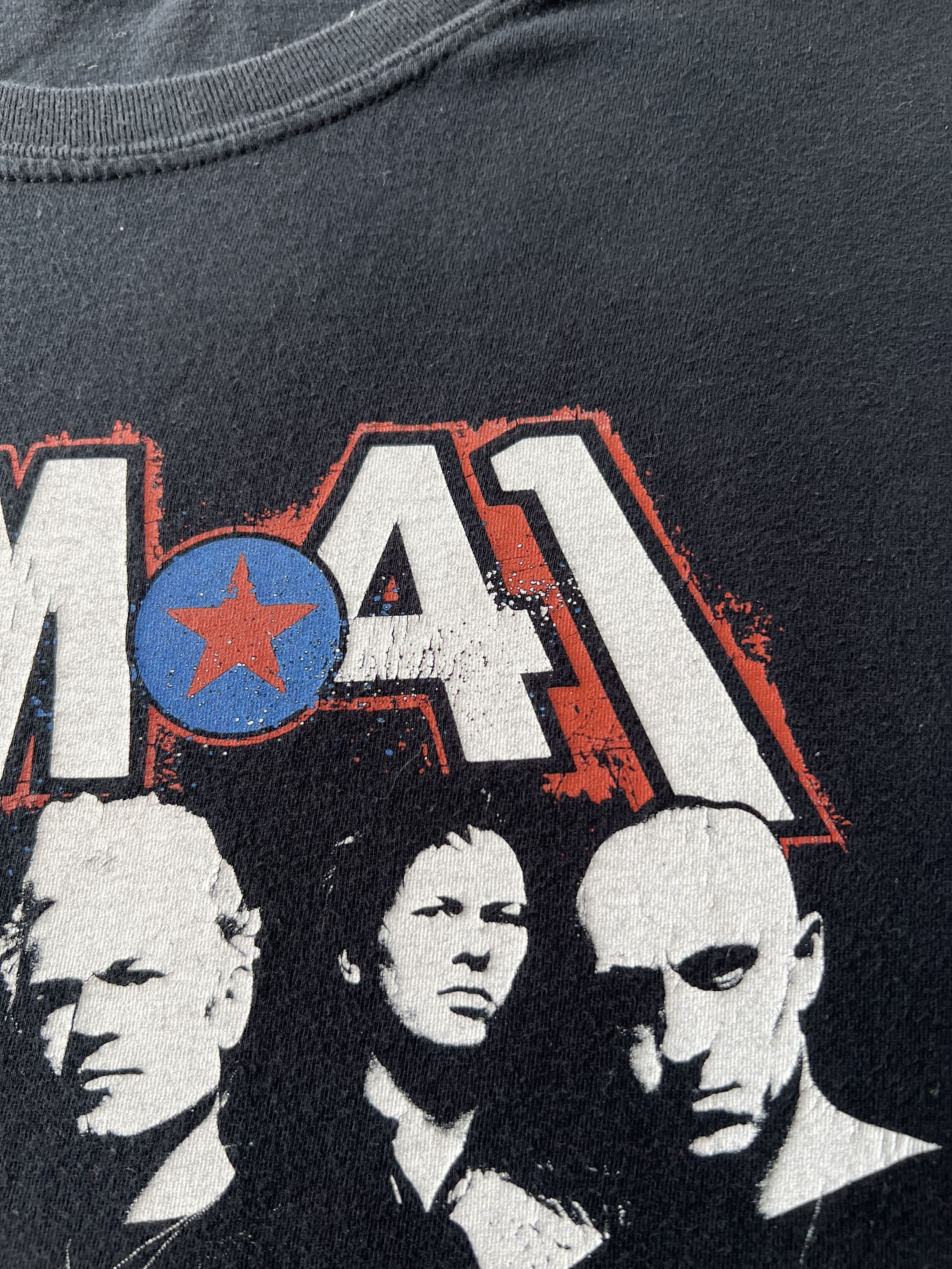 Band Tees Vintage 2000s Sum 41 Pop Punk Band Black T-shirt Size US XXL / EU 58 / 5 - 5 Thumbnail