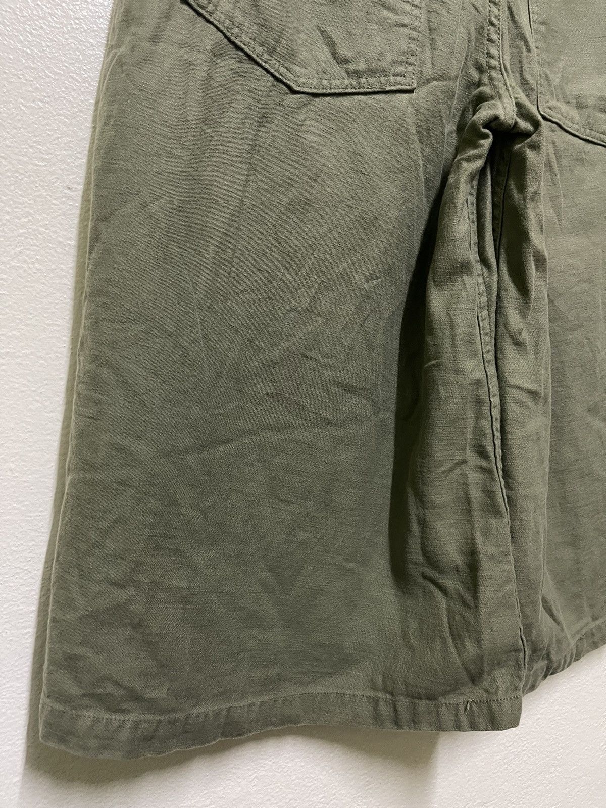 Beams Plus Beams Army Short Wide Leg Pants Size 28" / US 6 / IT 42 - 10 Thumbnail