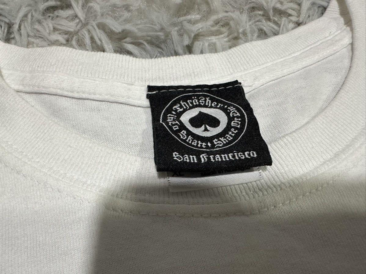 Thrasher 🔥Y2K Vintage Thrasher Shirt Use A Skate Go To Prison Re 1989 Size US XL / EU 56 / 4 - 4 Thumbnail