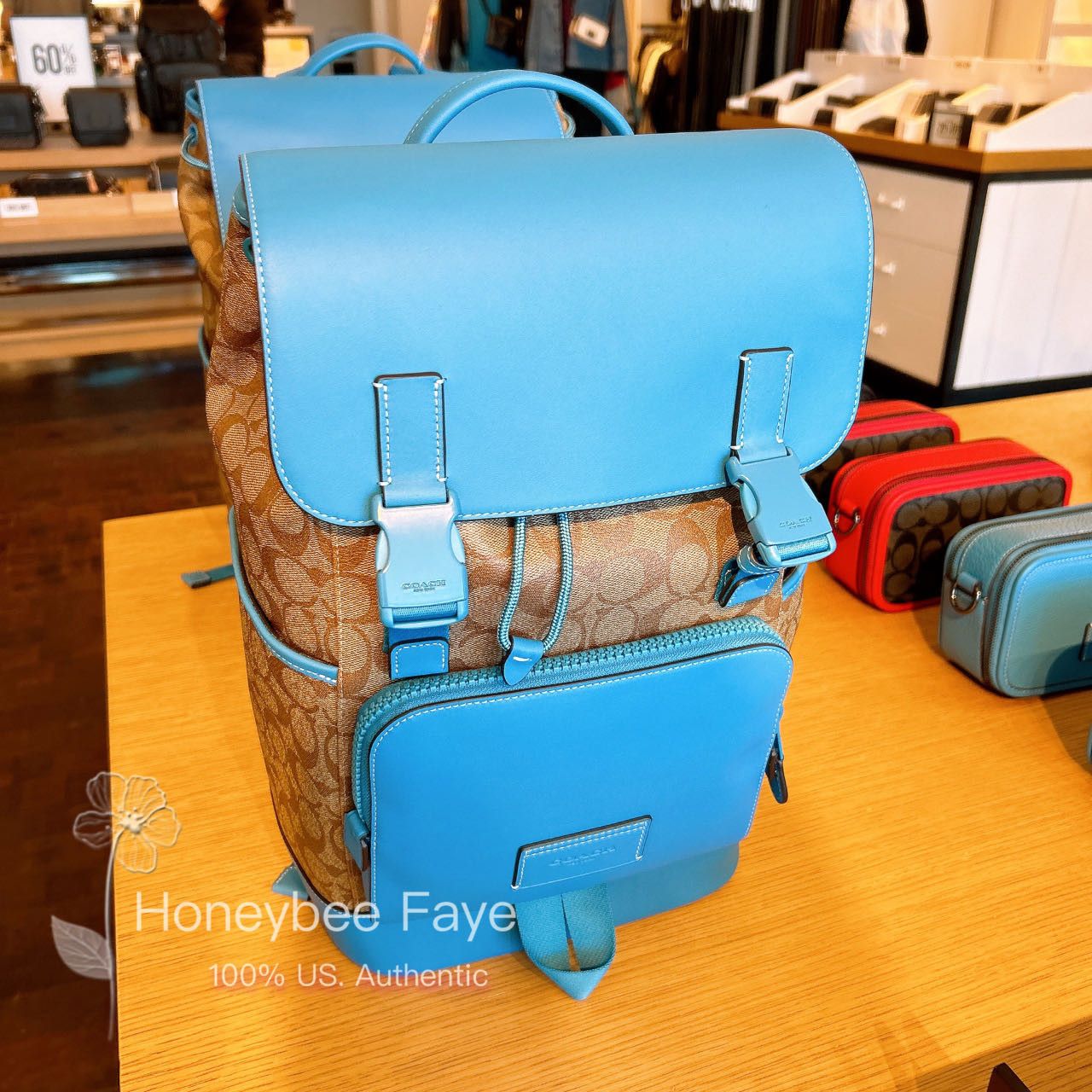 Coach Track Backpack In Colorblock Signature Canvas CP019 | Grailed