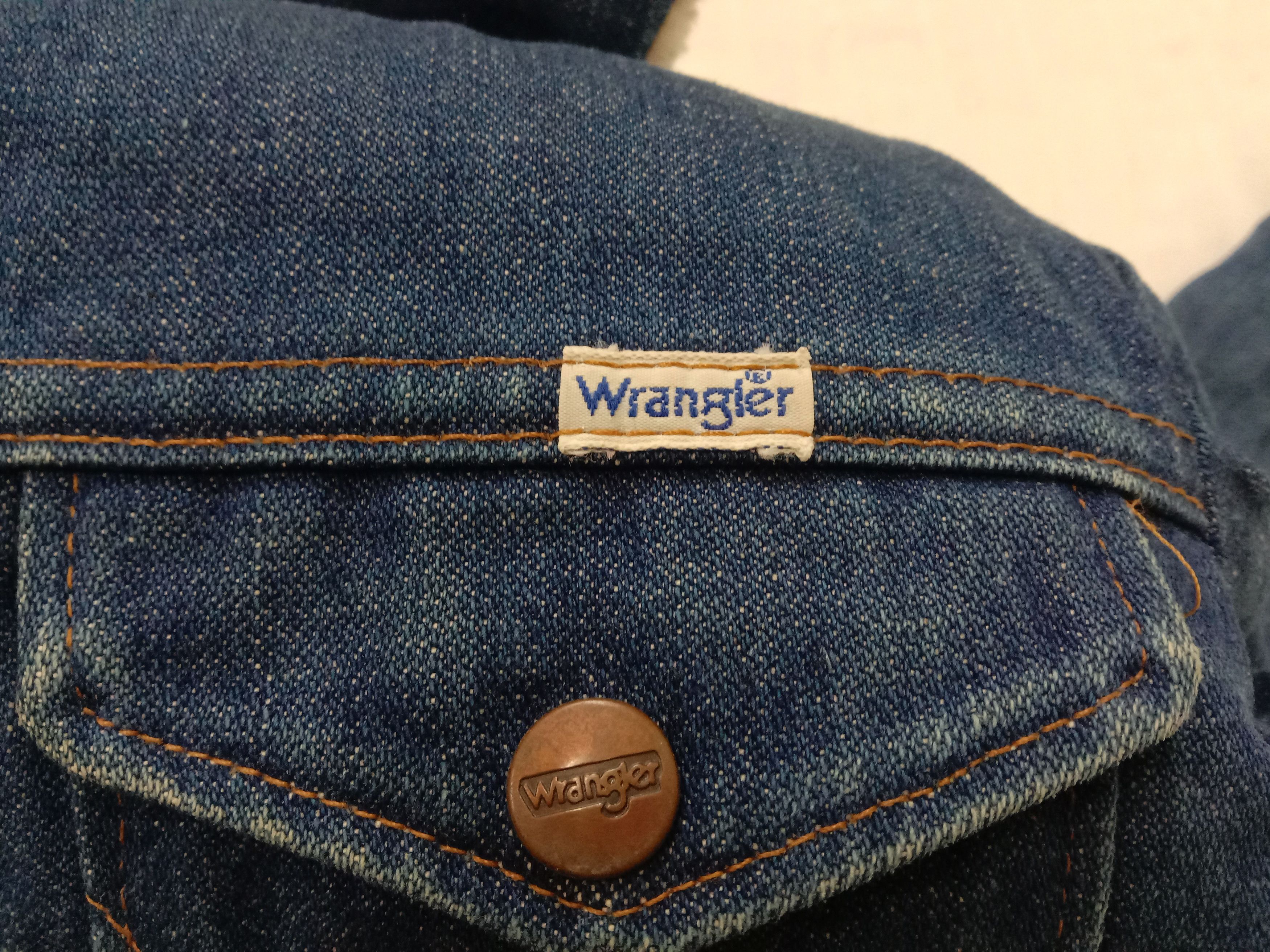 Vintage Vintage Wrangler Denim Trucker Sherpa Jacket Boys Size Size US XS / EU 42 / 0 - 4 Thumbnail