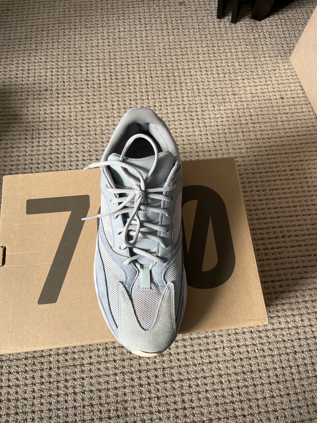 Adidas × Yeezy Yezzy boost 700 inertia Size US 12 / EU 45 - 3 Thumbnail