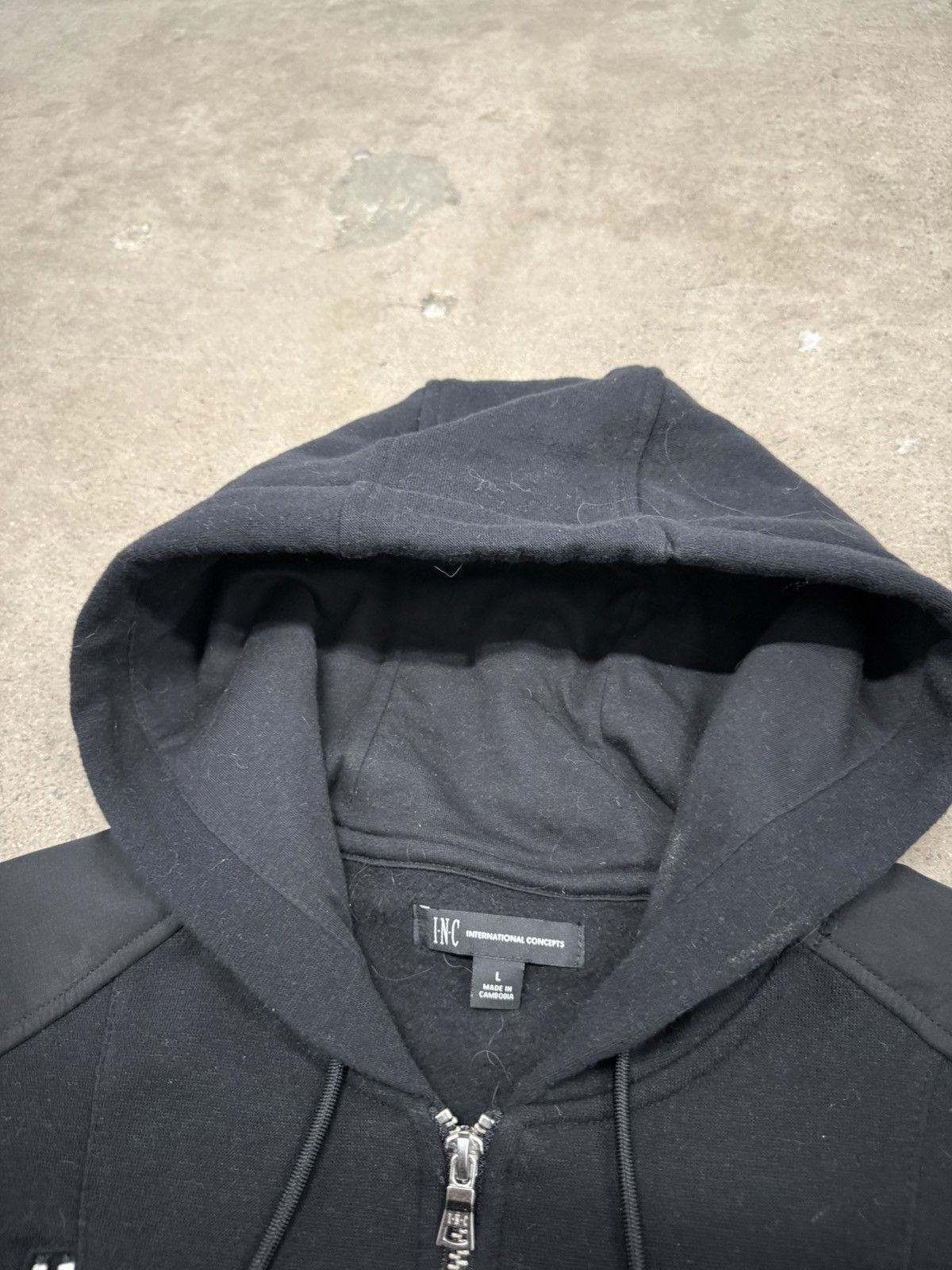 UNIK International Inc. Y2K INC ARCHIVE STYLE JAPAN HYBRID GRUNGE AVANT GARDE HOODIE Size US L / EU 52-54 / 3 - 4 Thumbnail