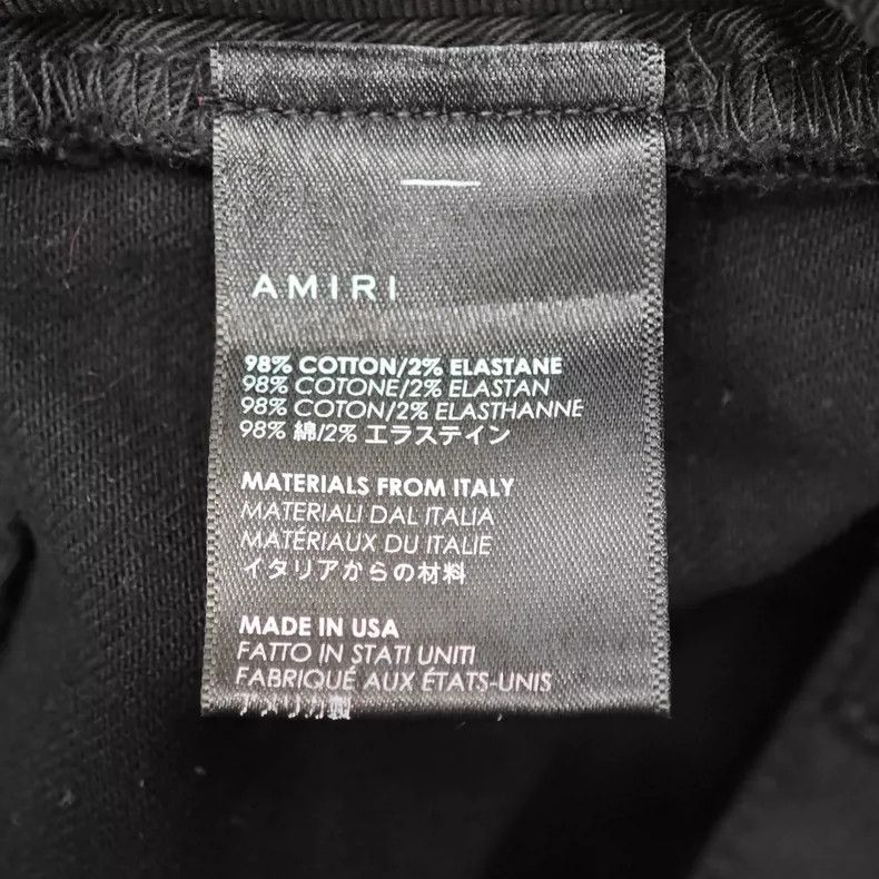 Amiri Amiri Black jeans Size US 34 / EU 50 - 4 Thumbnail