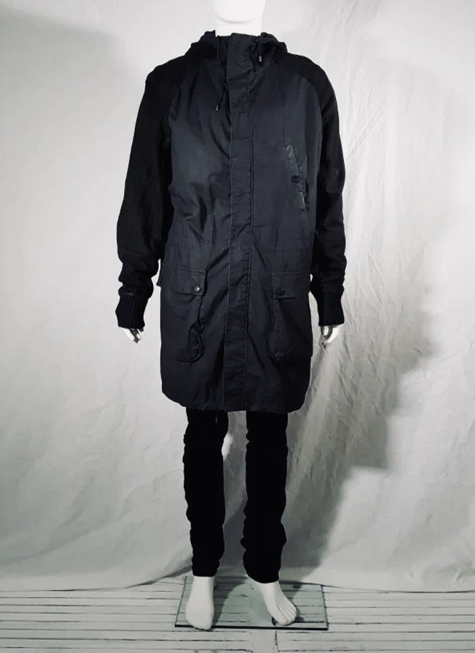 Damir Doma × Silent By Damir Doma Chiron Fishtail zip Parka hooded jacket coat - not leather Size US XL / EU 56 / 4 - 9 Thumbnail