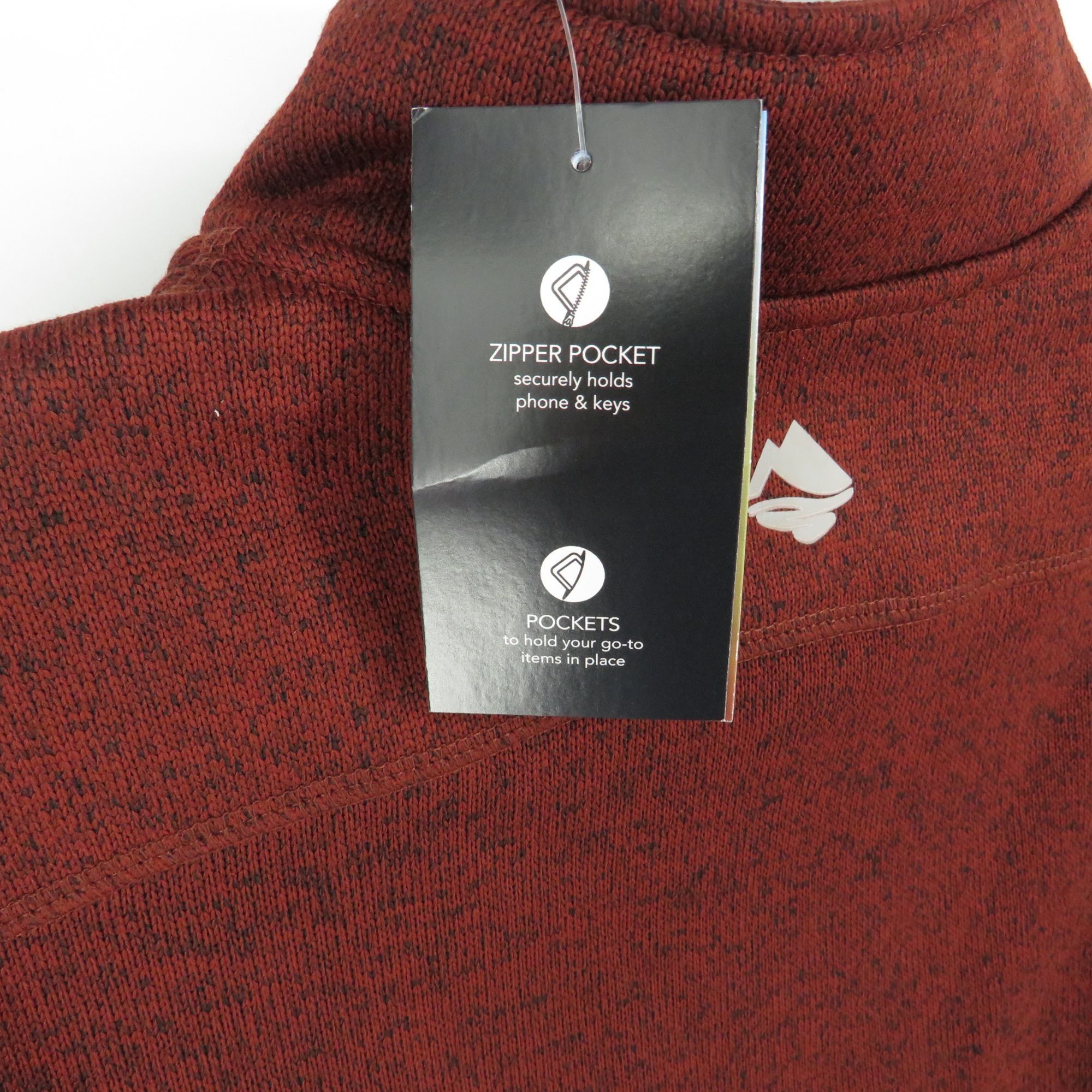 Other Ocean & Coast Men's Brickyard Red Full-Zip Jacket LT NWT $7 Size US L / EU 52-54 / 3 - 6 Thumbnail