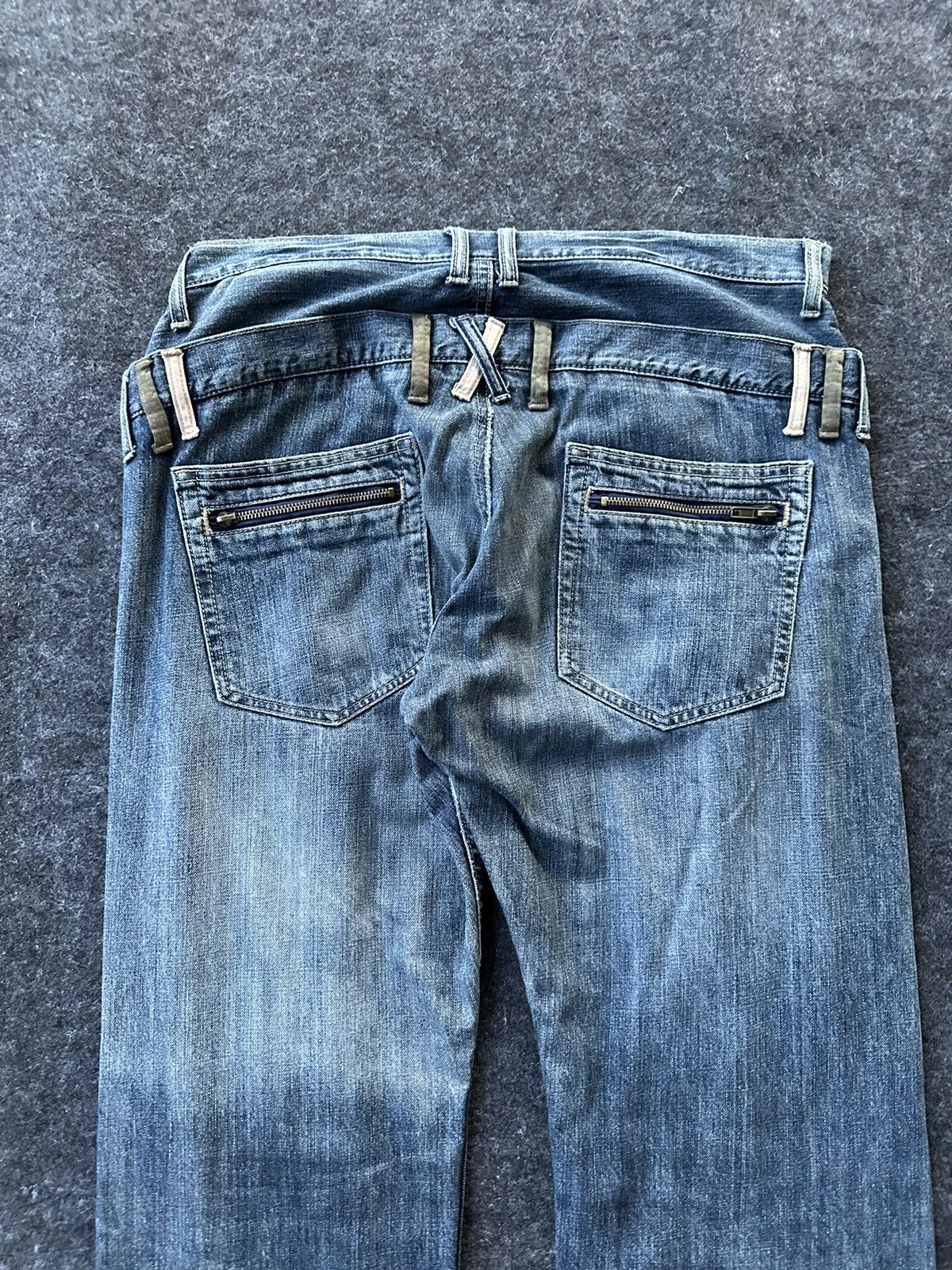 If Six Was Nine × PPFM Double Waist Unbrand Japan Paint Dirty Style D409 Size US 34 / EU 50 - 4 Thumbnail