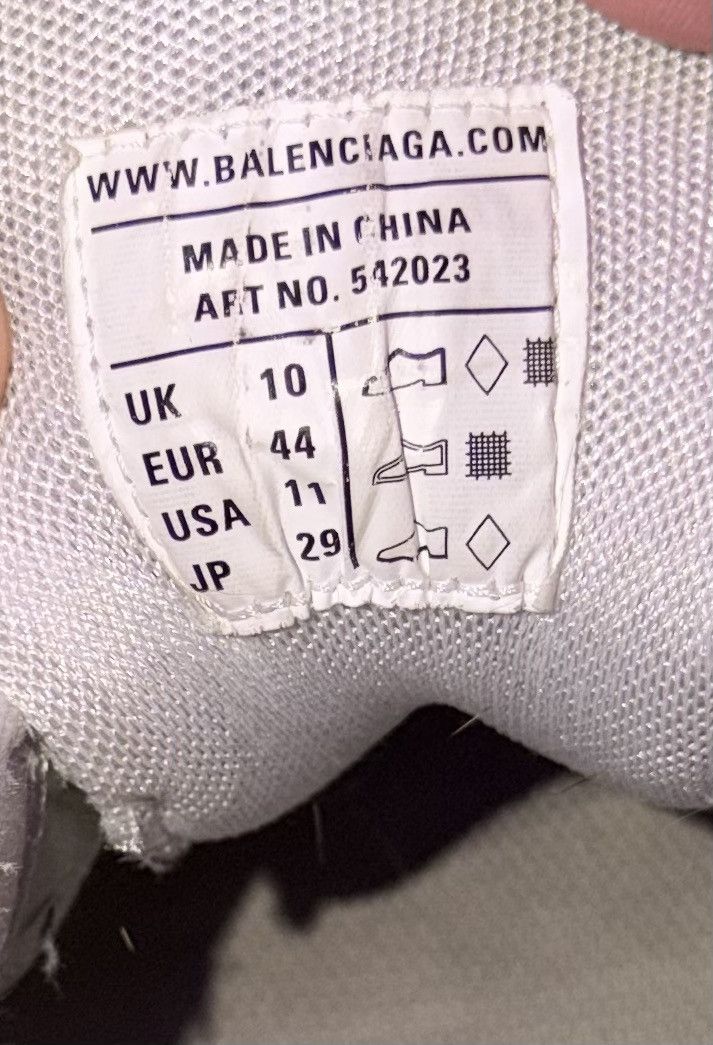 Balenciaga White Balenci Tracks Size US 11 / EU 44 - 7 Thumbnail