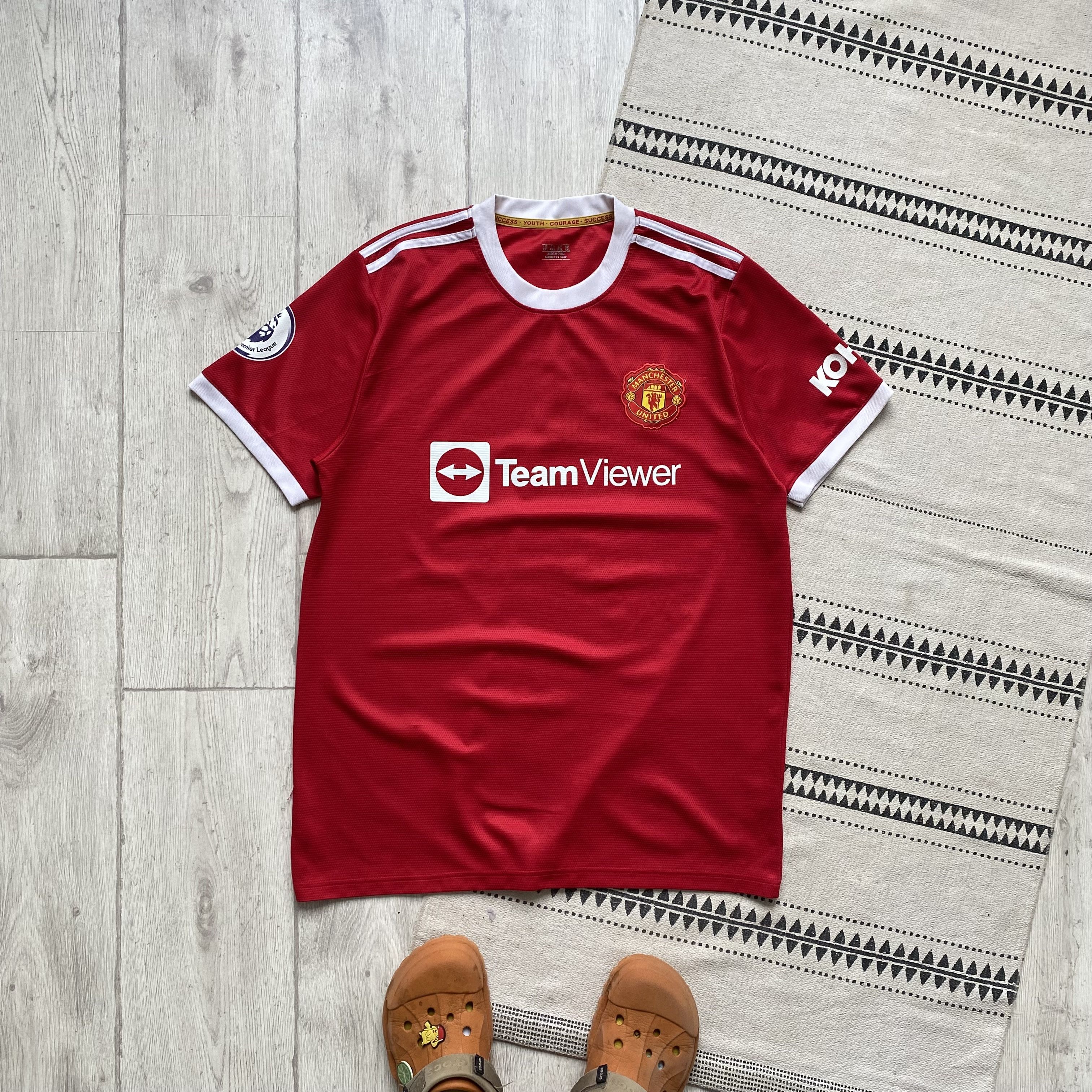 Umbro ⚽️ Vintage Manchester united jersey Blockore Bootleg Size US L / EU 52-54 / 3 - 1 Thumbnail