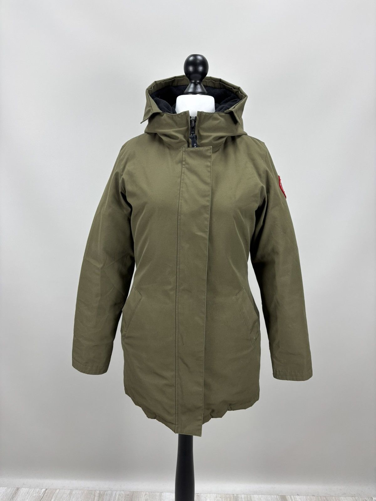 Winter Jacket Canada Goose Victoria Parka Green Womens Jacket
