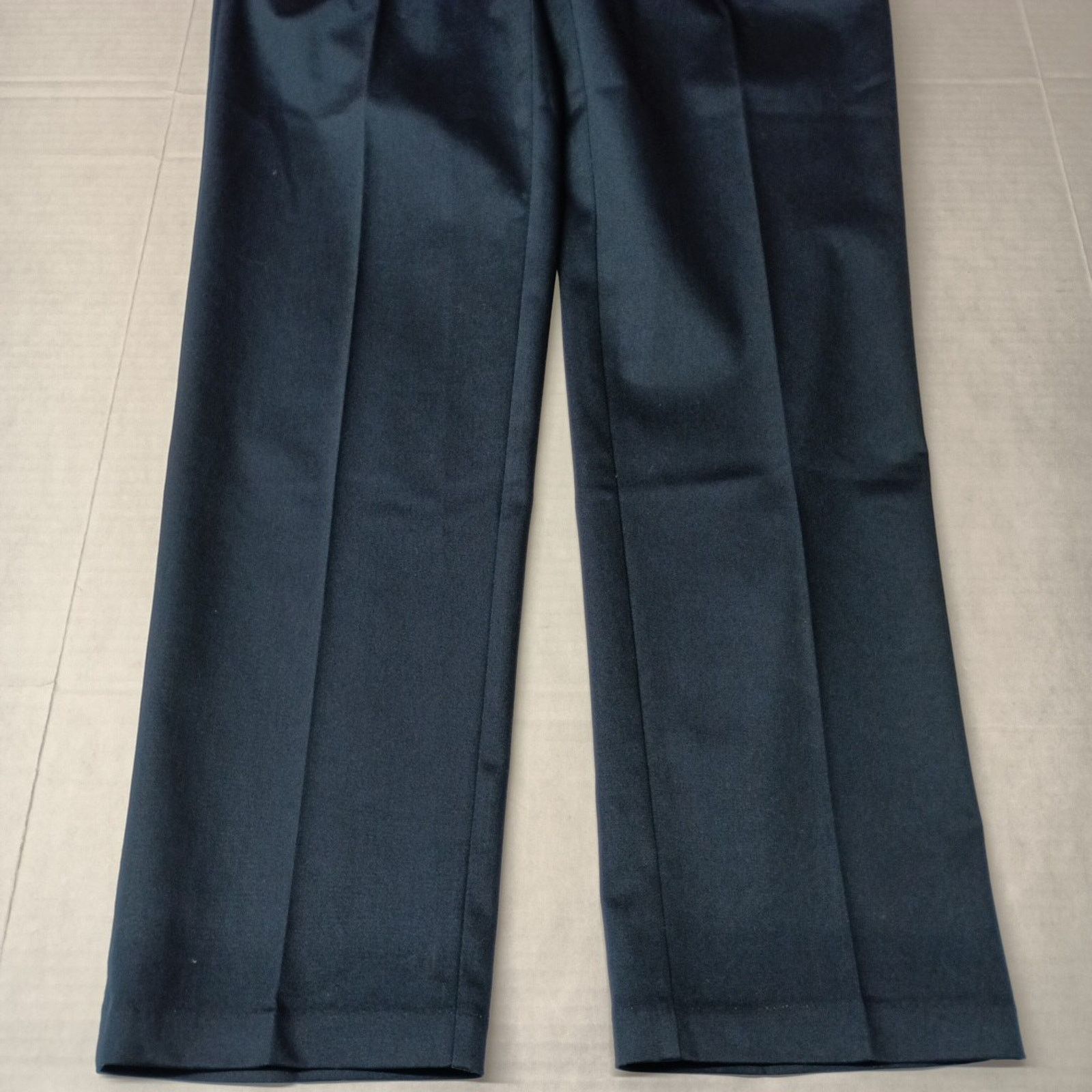 Haggar Haggar Premium Iron Free Khakis Men's 33x32 Blue Classic Fit Size US 33 - 3 Thumbnail