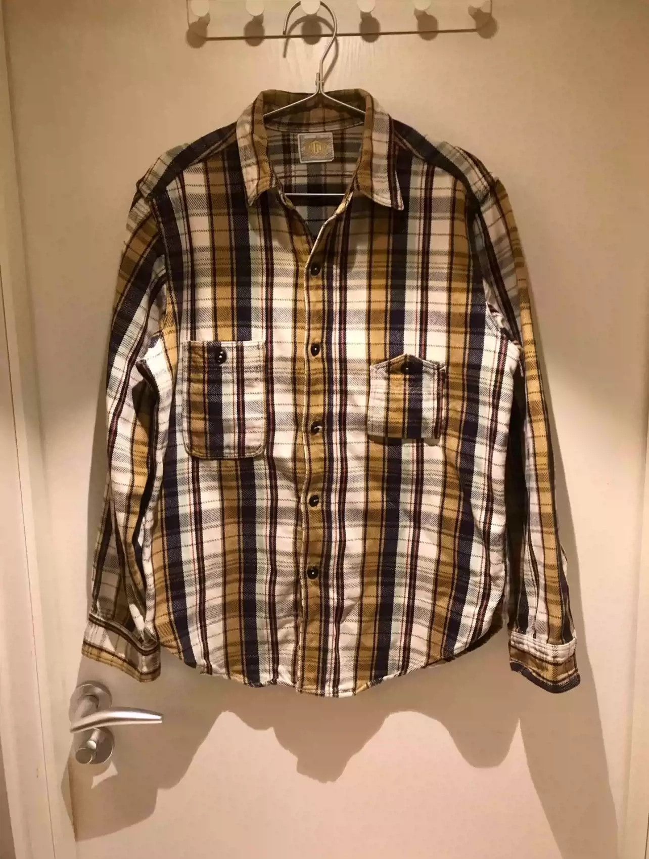 image of Freewheelers Bootleggers Facecloth Plaid Shirt, Men's (Size Medium)
