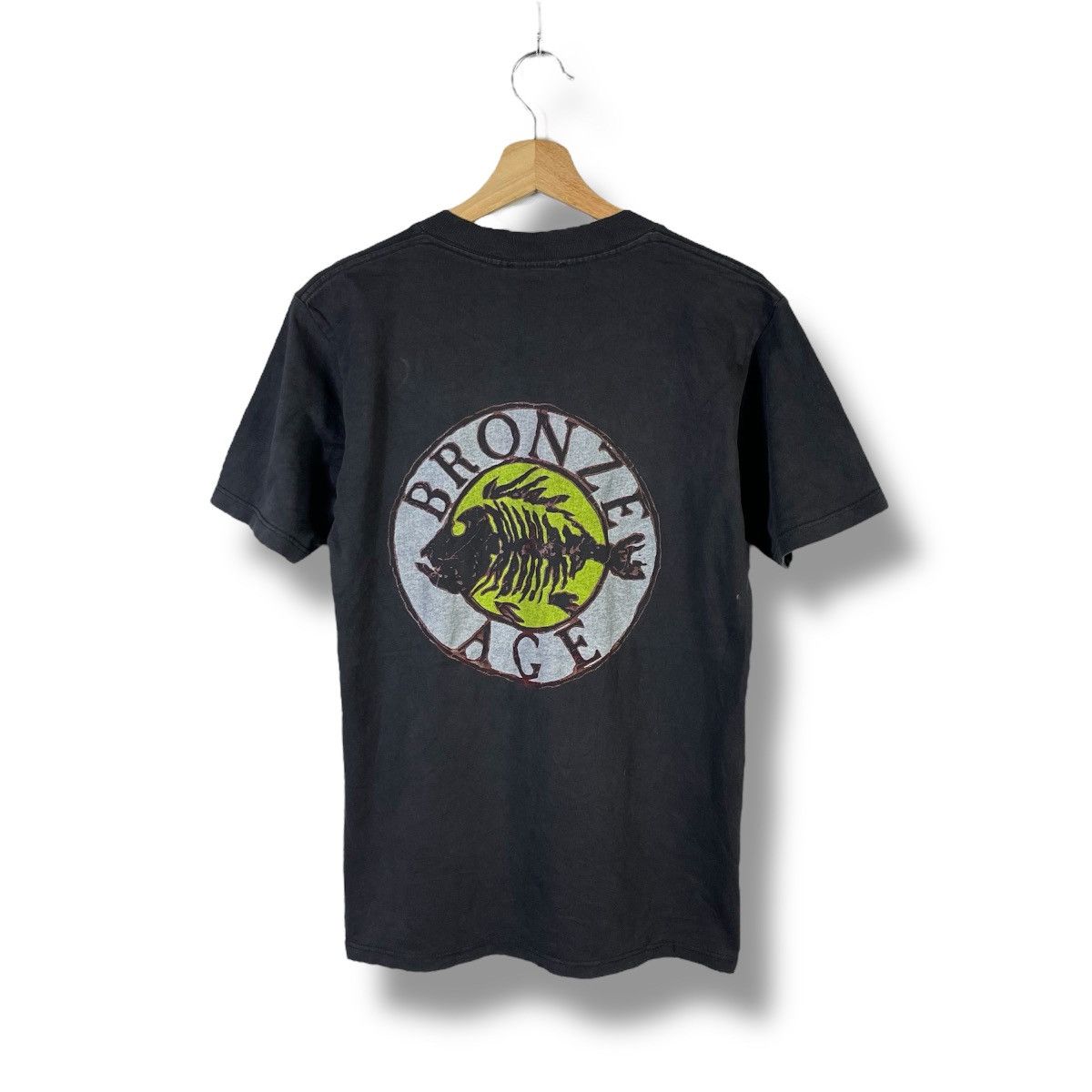 Vintage Rare! Vintage 90s Bronze Age Fishbone Surf Skate Tee Size US S / EU 44-46 / 1 - 1 Thumbnail