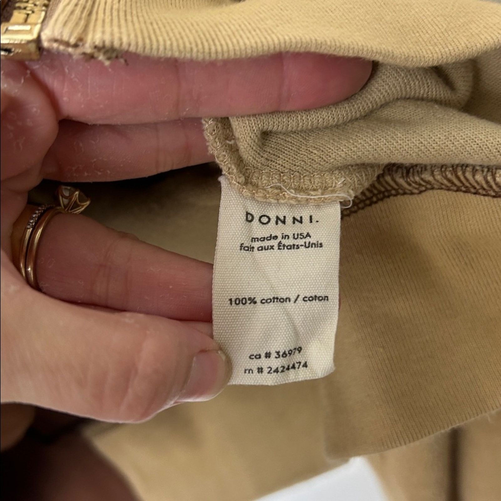 DONNI. Donni Terry Duo Sweatsuit Size 27" / US 4 / IT 40 - 6 Thumbnail