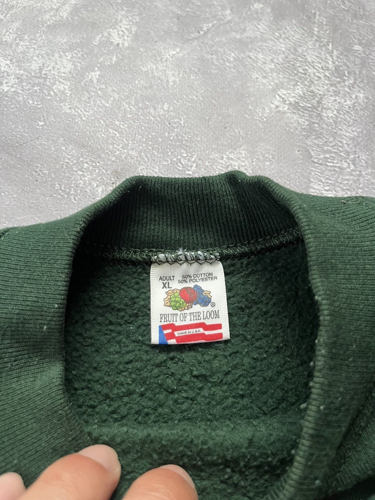 NFL Vintage Miami Hurricanes Green Sweatshirt NFL Size XL Size US XL / EU 56 / 4 - 9 Thumbnail
