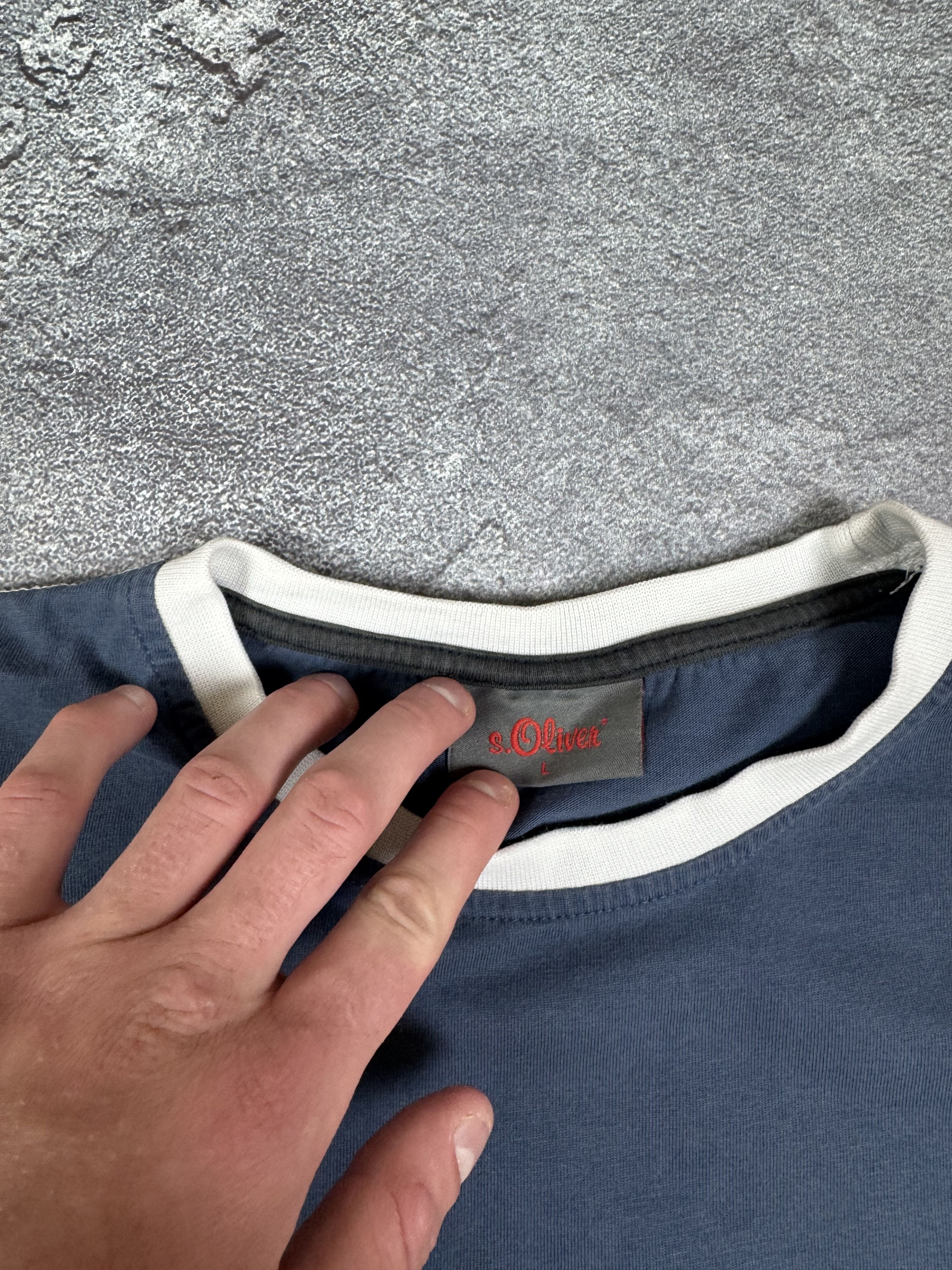 If Six Was Nine S.Oliver Long Sleeve Shirt Blue 2000s Y2K Hysteric Size US L / EU 52-54 / 3 - 4 Thumbnail