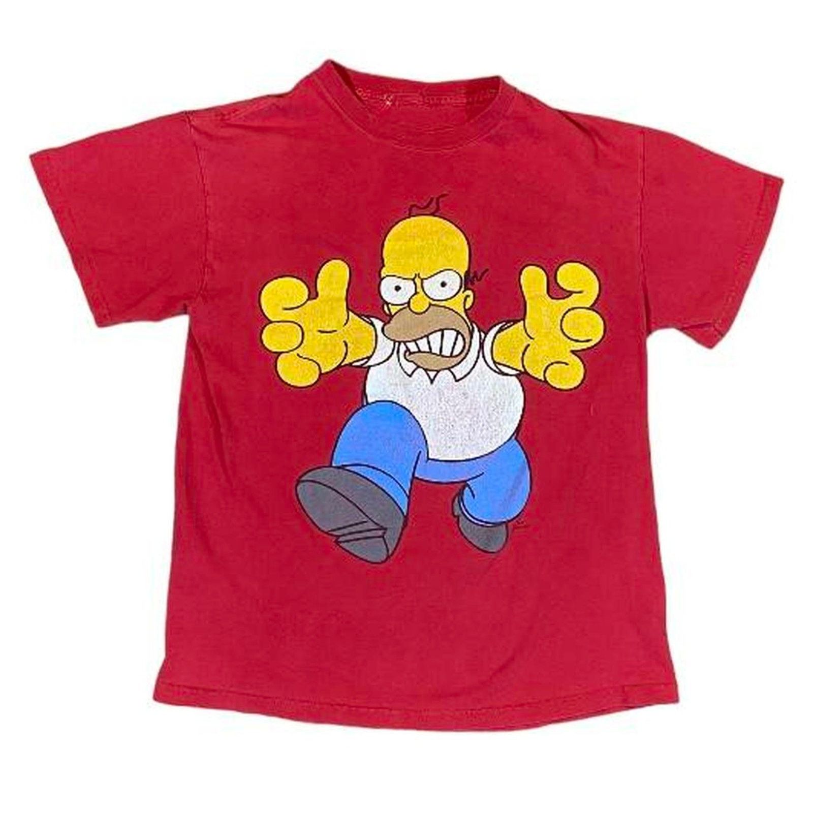 Disney Modern homer simpson red tee shirt Size US S / EU 44-46 / 1 - 1 Thumbnail