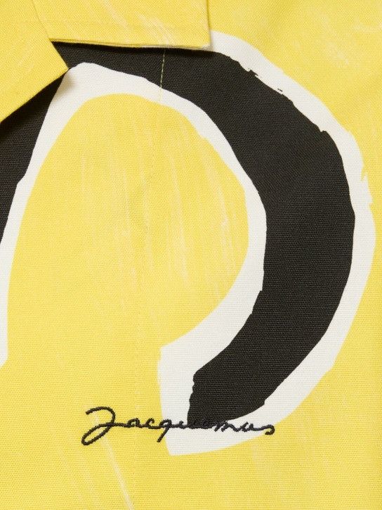 Jacquemus o1lsvrm0425 Simon Logo Striped Shirt in Jacquard Busine Size US S / EU 44-46 / 1 - 5 Thumbnail