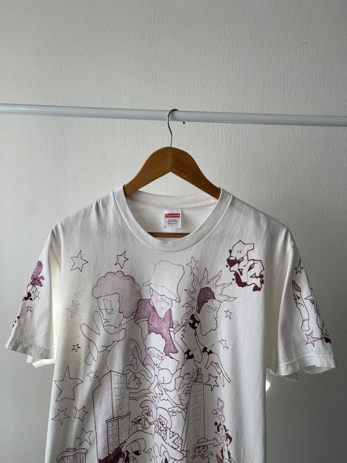 Supreme FW23 Supreme Downtown Tee A2 Size US L / EU 52-54 / 3 - 3 Thumbnail
