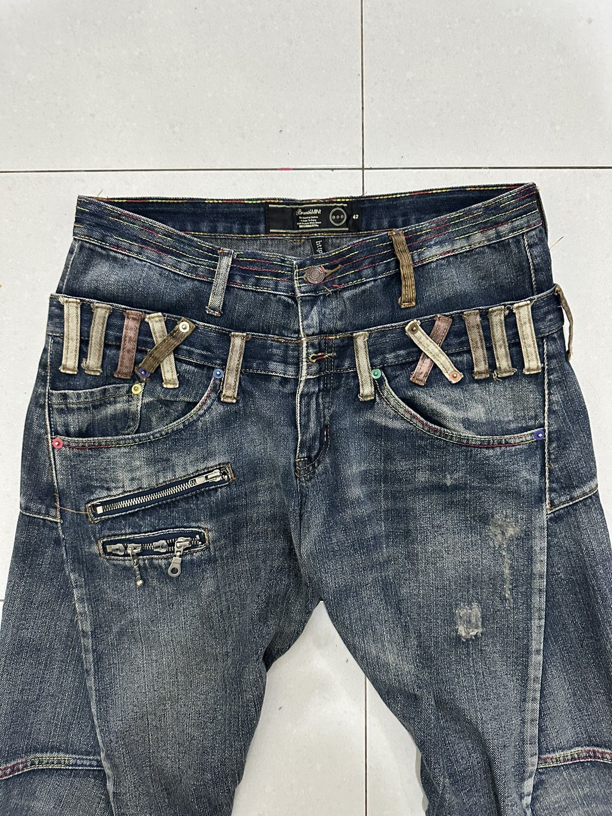 Japanese Brand Breath Mint Double Waist Like Undercover Pants Size US 34 / EU 50 - 10 Thumbnail