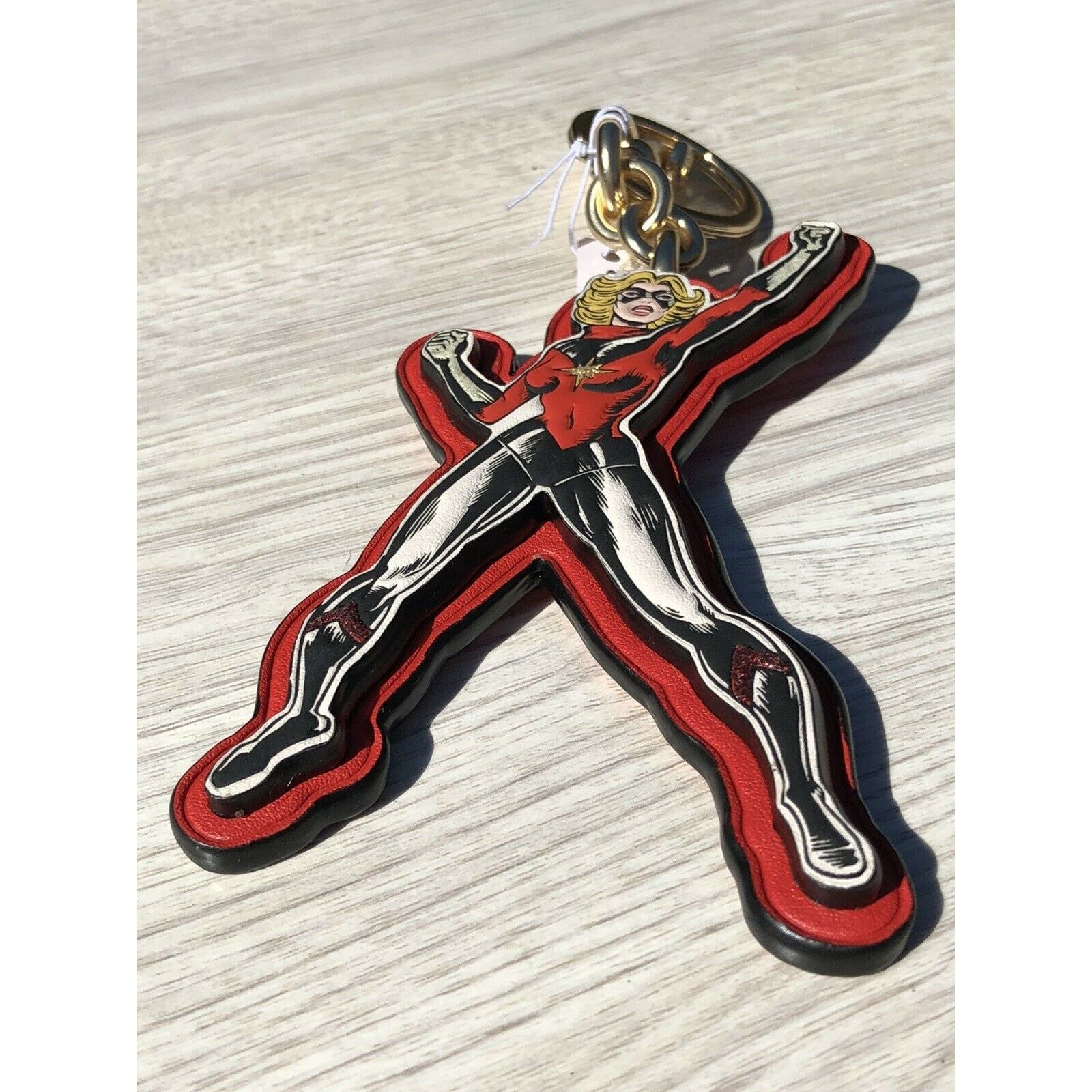 Coach Marvel Carol Danvers Key Fob Bag Charm online Key ring