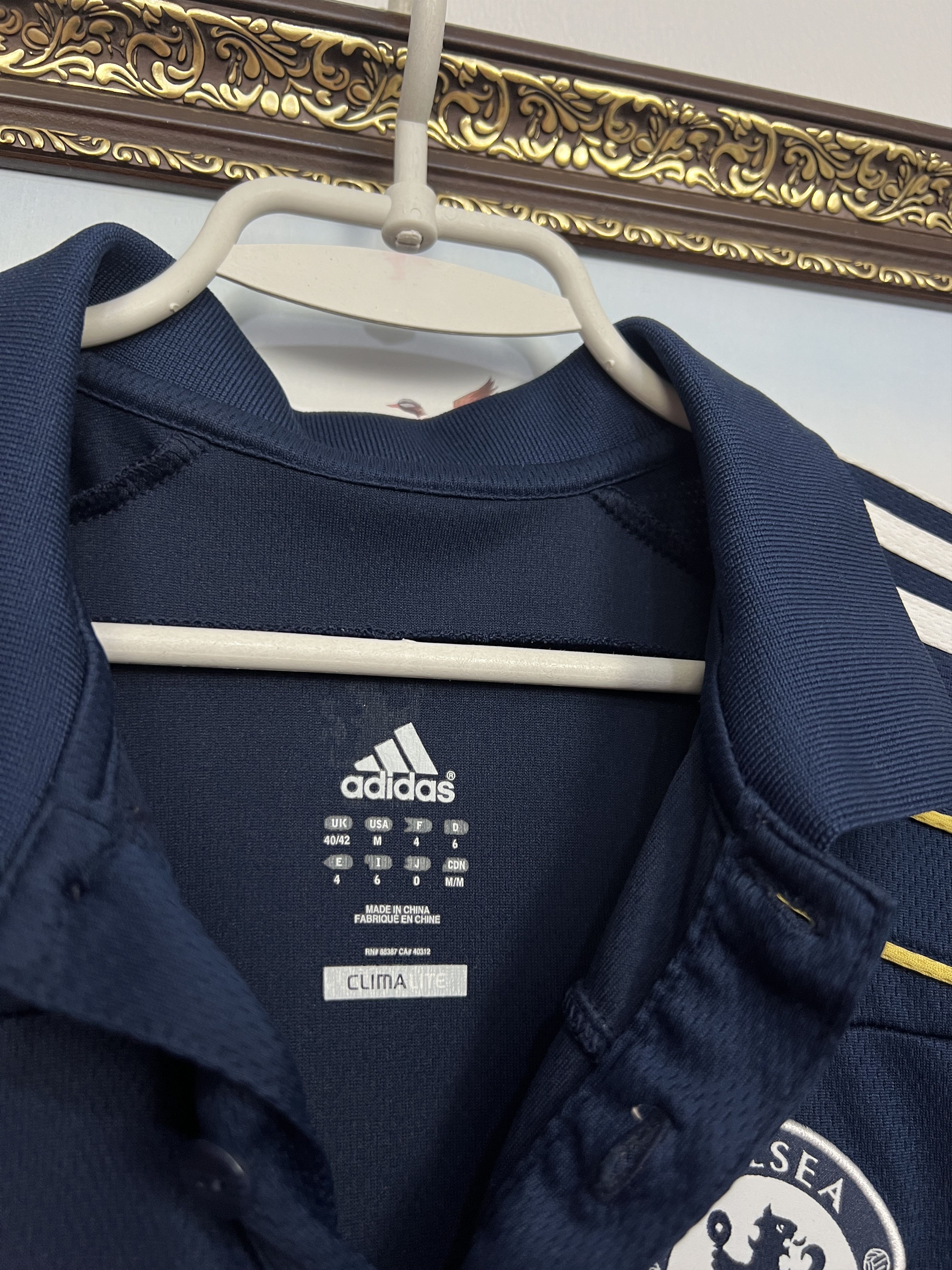 Adidas Vintage Chelsea Football Train Polo Shirt Soccer Jersey Size US M / EU 48-50 / 2 - 6 Thumbnail
