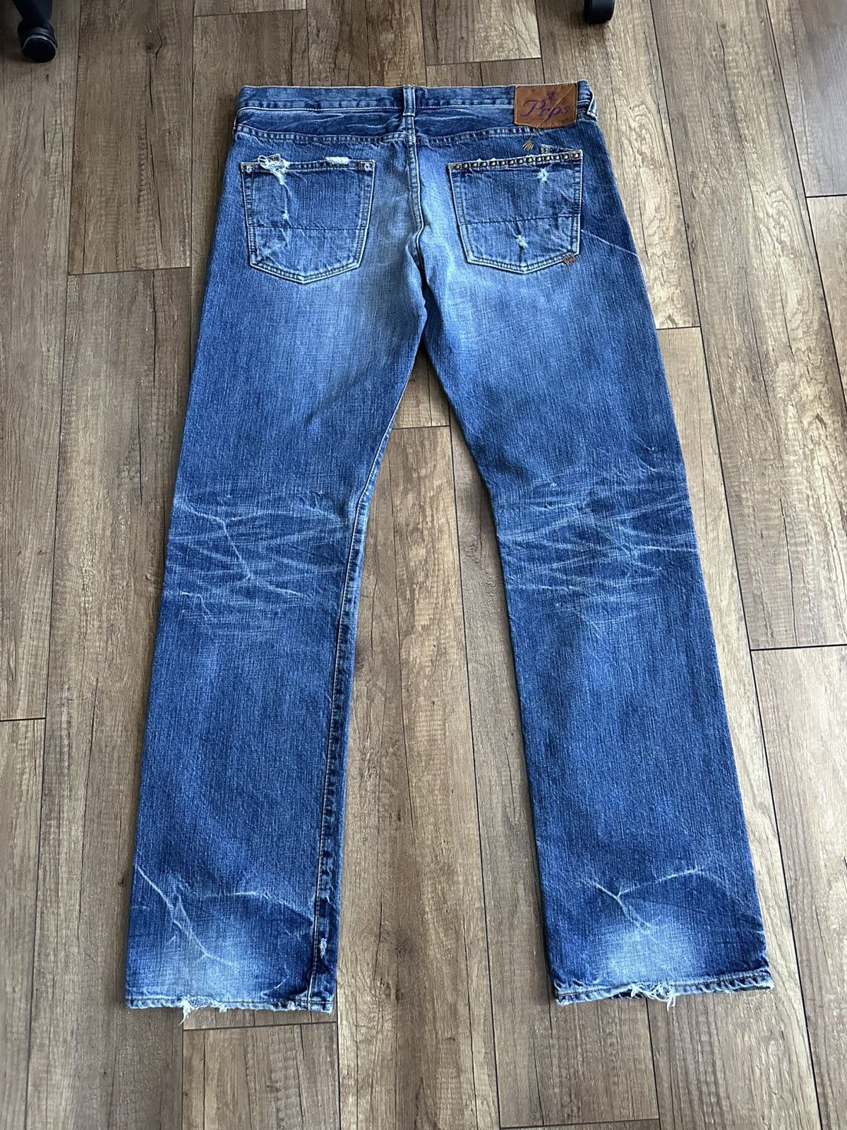 Prps PRPS Japanese Washed Denim Jeans Size US 36 / EU 52 - 7 Thumbnail