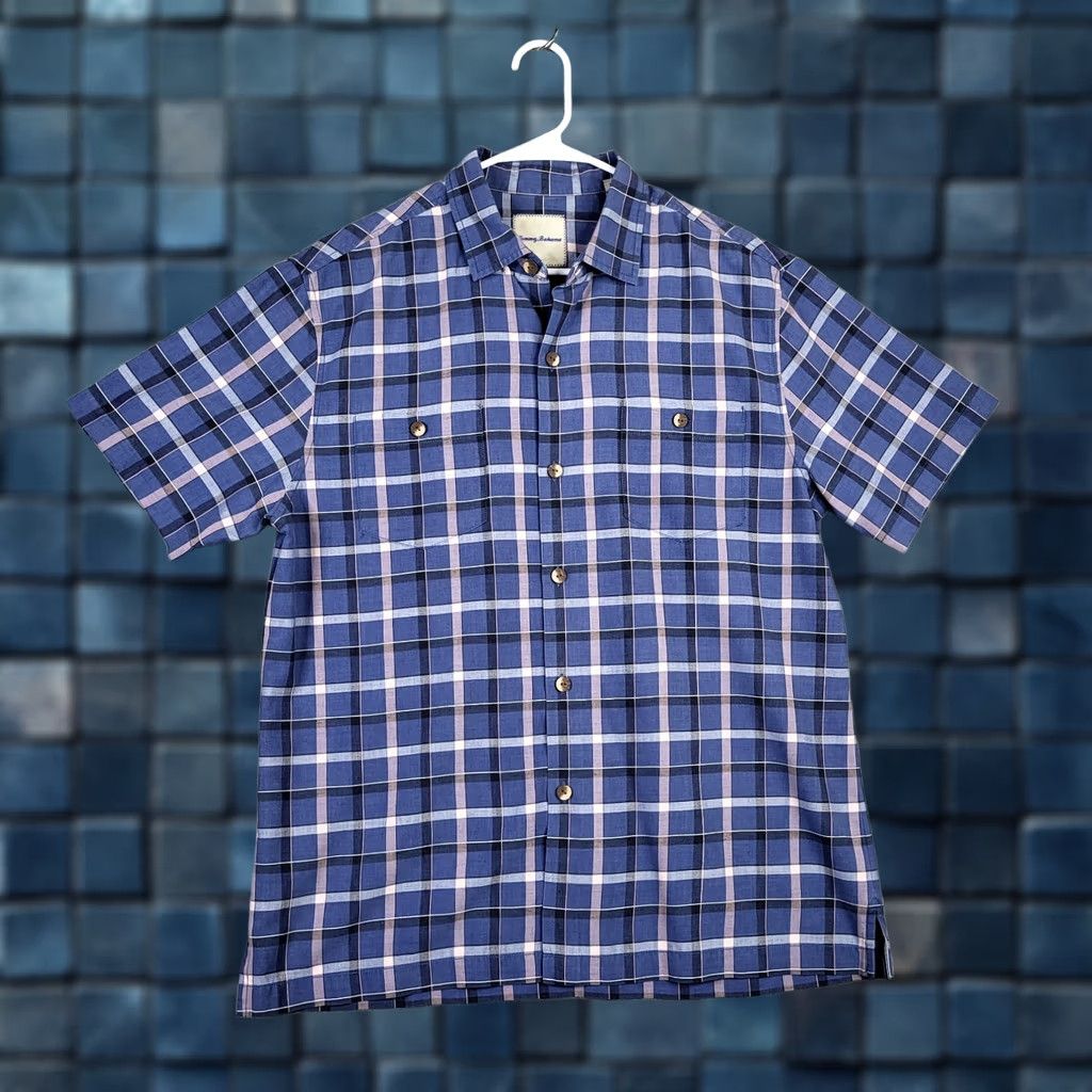 Tommy Bahama Tommy Bahama Mens plaid check button up shirt Size M Size US M / EU 48-50 / 2 - 1 Thumbnail