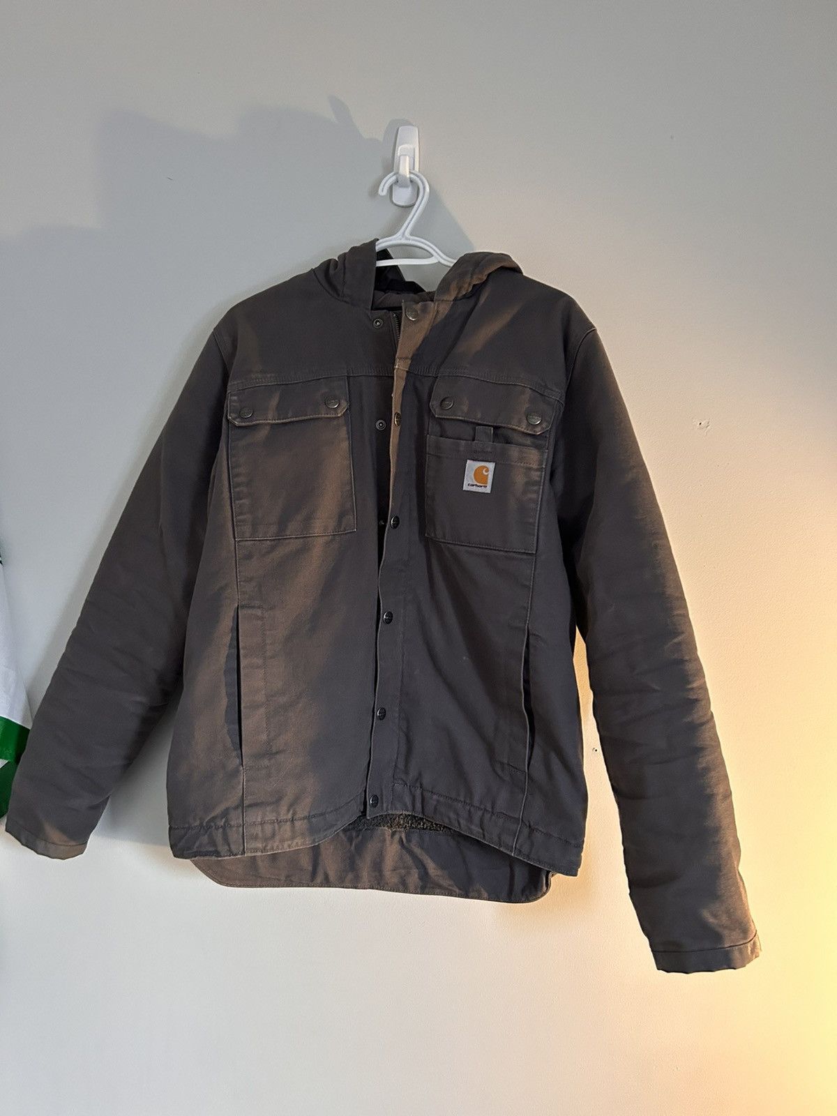 image of Carhartt Coat in Grey, Men's (Size Small)