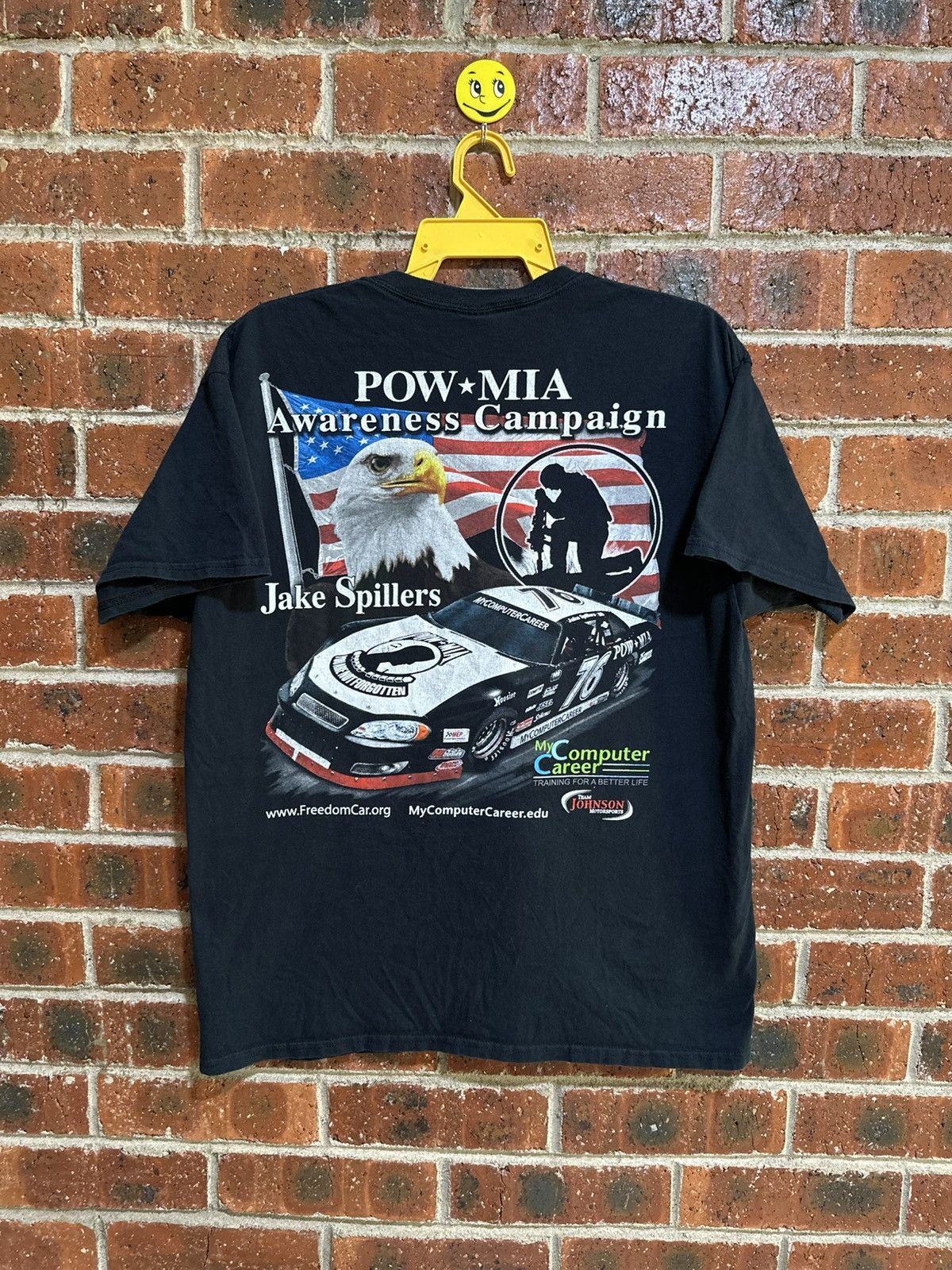 NASCAR Vintage Pow Mia Awareness Campaign Faded Tee Size US L / EU 52-54 / 3 - 1 Thumbnail