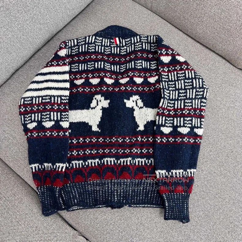 Thom Browne Thom Browne Kongaroo knit cardigan Size US M / EU 48-50 / 2 - 2 Thumbnail