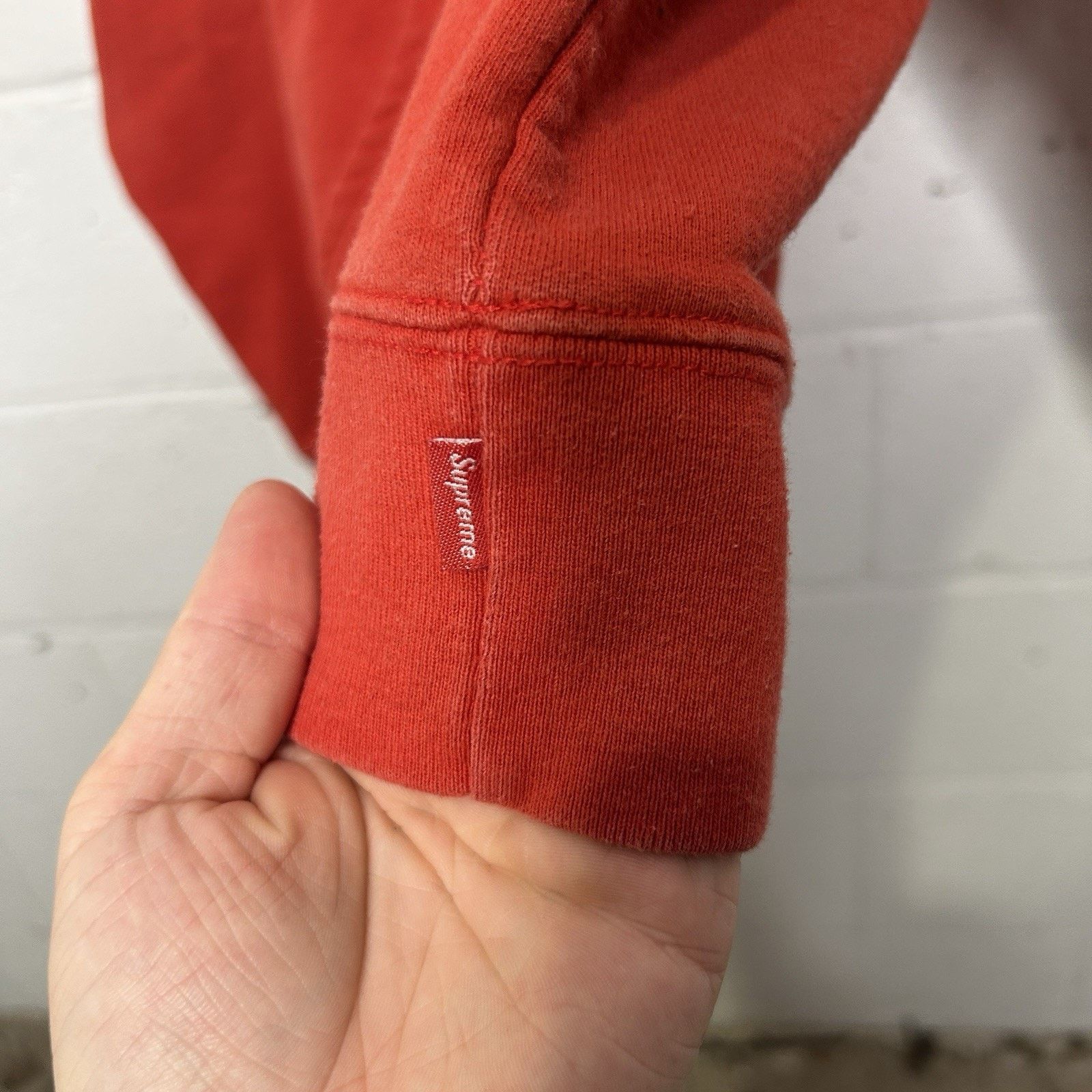 Supreme Supreme Don't Care Sweatshirt Hoodie “Burnt Red” FW21 Size US S / EU 44-46 / 1 - 10 Thumbnail