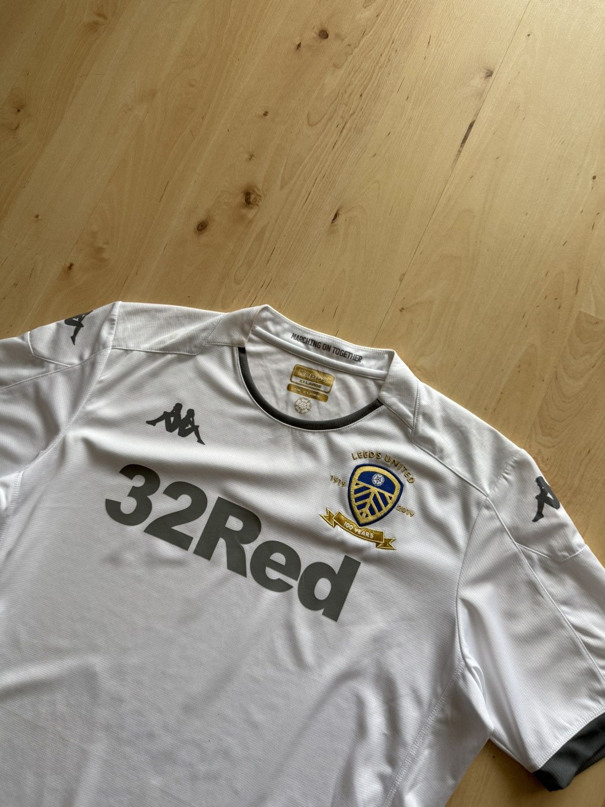 Kappa 2019 Kappa leeds united 100 anniversary home soccer jersey Size US XXL / EU 58 / 5 - 2 Thumbnail