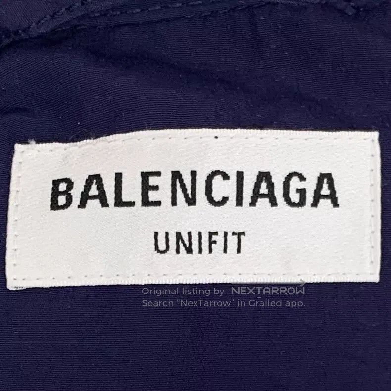 Balenciaga Balenciaga Blue Washed Distressed Cotton Lapel Single-Brea Size US M / EU 48-50 / 2 - 6 Thumbnail