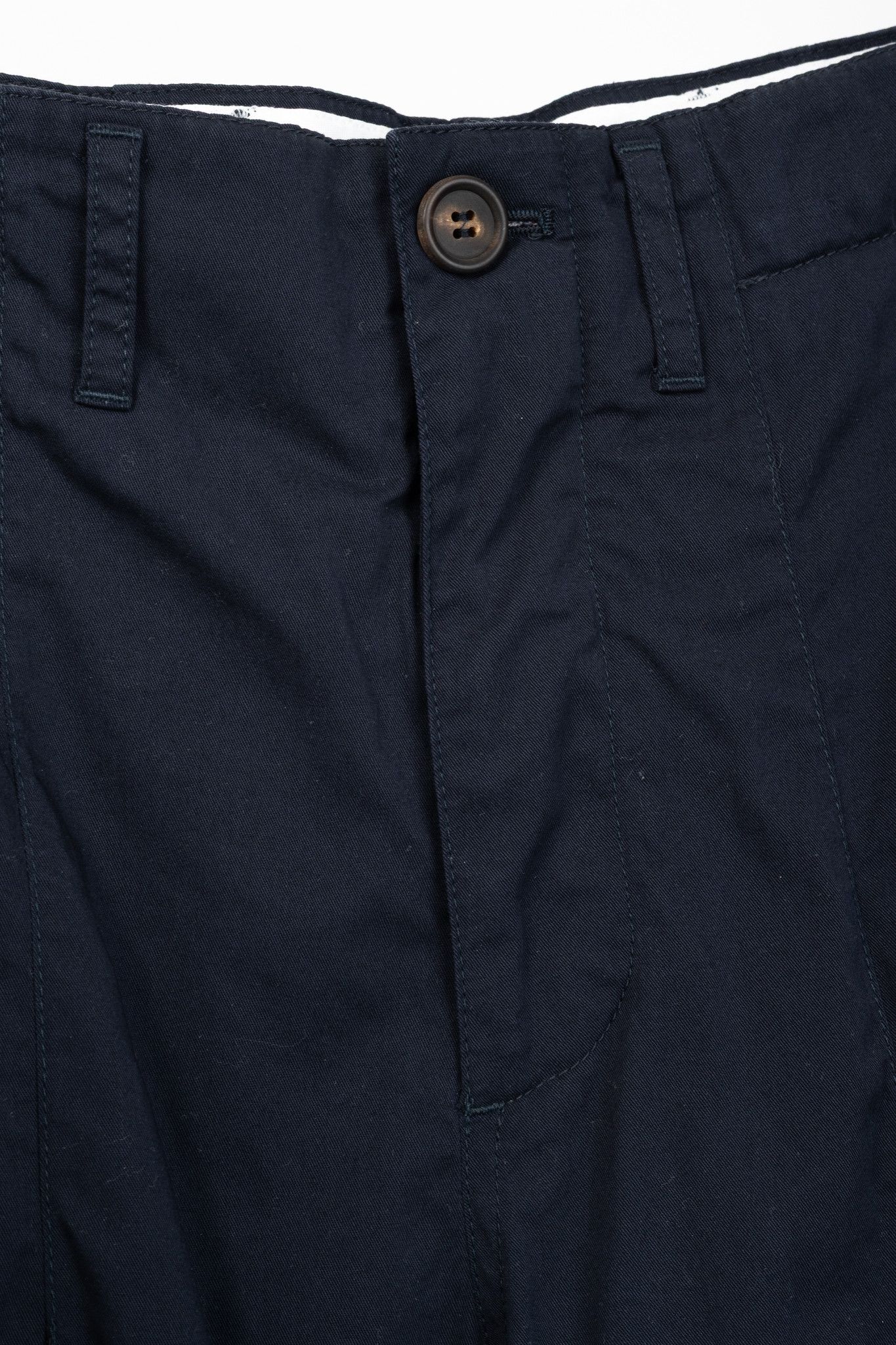 Brunello Cucinelli Brunello Cucinelli SS/17 Navy Cotton Poplin Cargo Pants Size US 32 / EU 48 - 7 Thumbnail