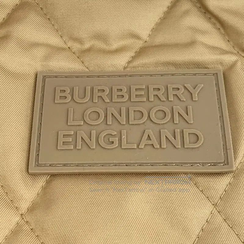 Burberry Burberry Quilted Cotton Jacket in Brown. Size M / US 6-8 / IT 42-44 - 4 Thumbnail