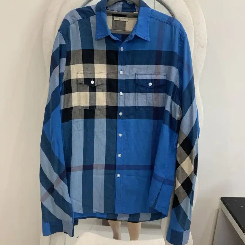 Burberry Burberry Multicolor Cotton Shirt for Men Size US XL / EU 56 / 4 - 1 Thumbnail