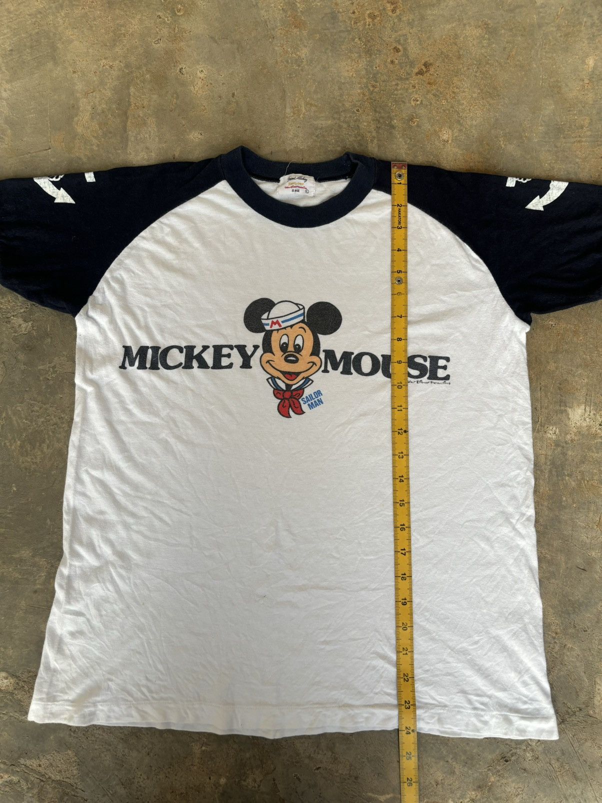 Japanese Brand × Vintage Vintage Mickey Mouse Sailor man Tshirt Size US S / EU 44-46 / 1 - 9 Thumbnail