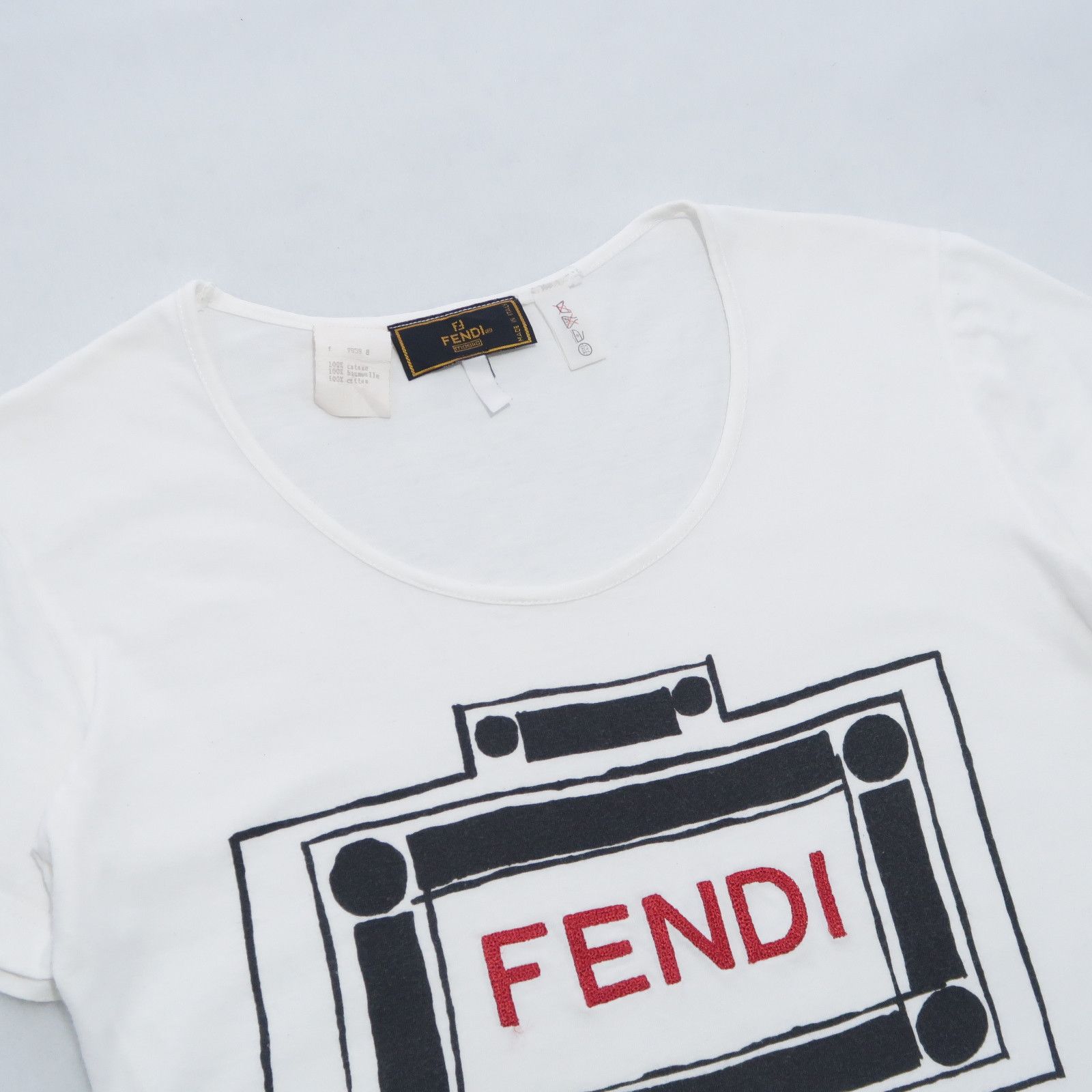 Fendi 90s Fendi Camera Embroidered Woman Tee Size M / US 6-8 / IT 42-44 - 3 Thumbnail
