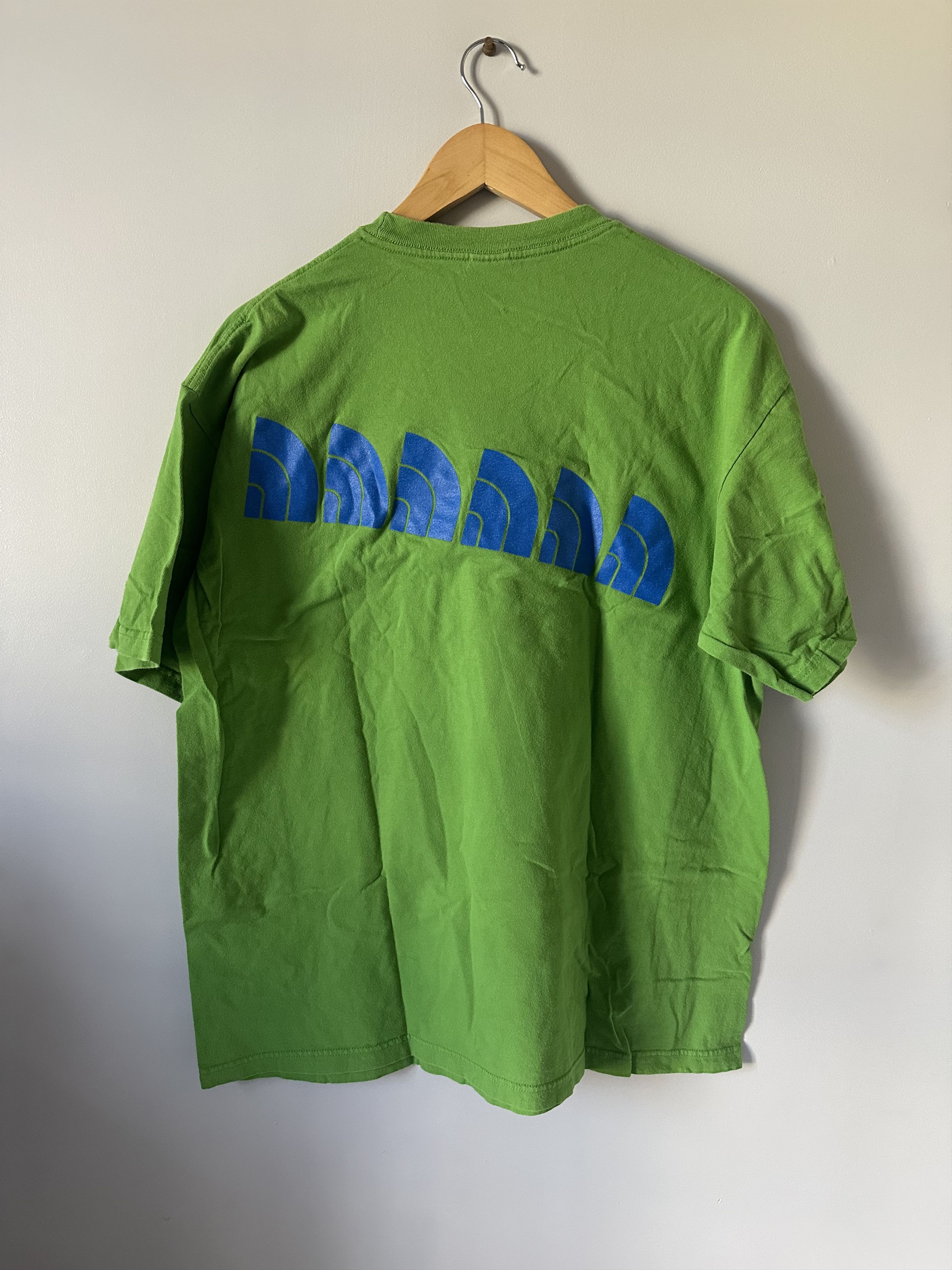 The North Face The North Face Lime Green Short Sleeved Tee Shirt Size US XL / EU 56 / 4 - 4 Thumbnail