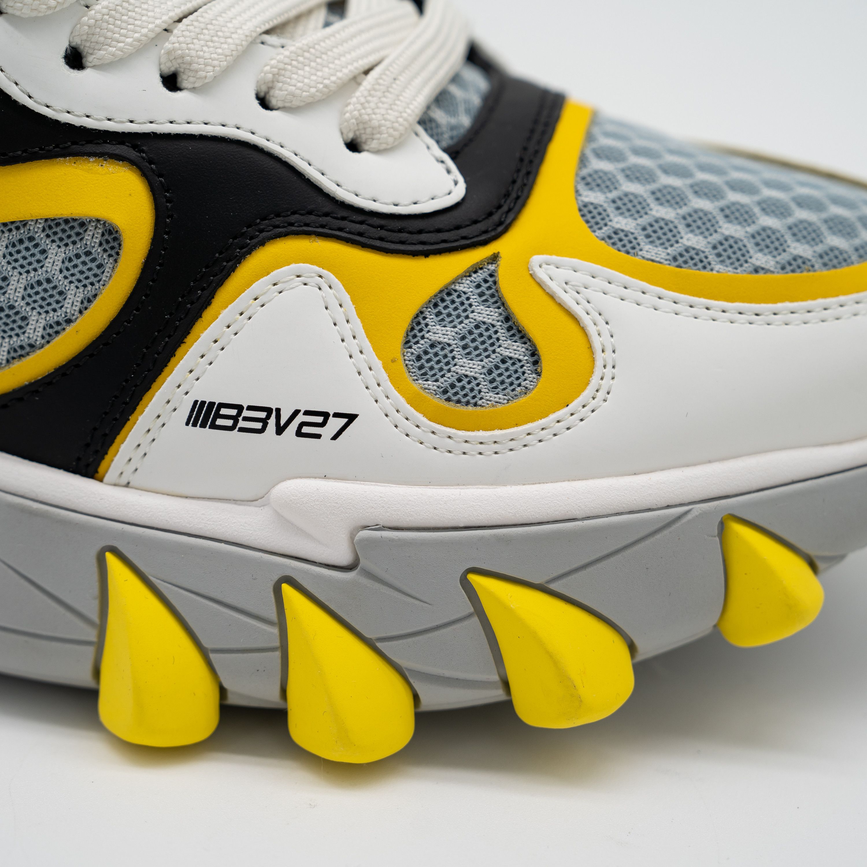 Balmain 44 11 US Balmain B-East White Black Yellow Sneakers Leather Size US 11 / EU 44 - 10 Thumbnail
