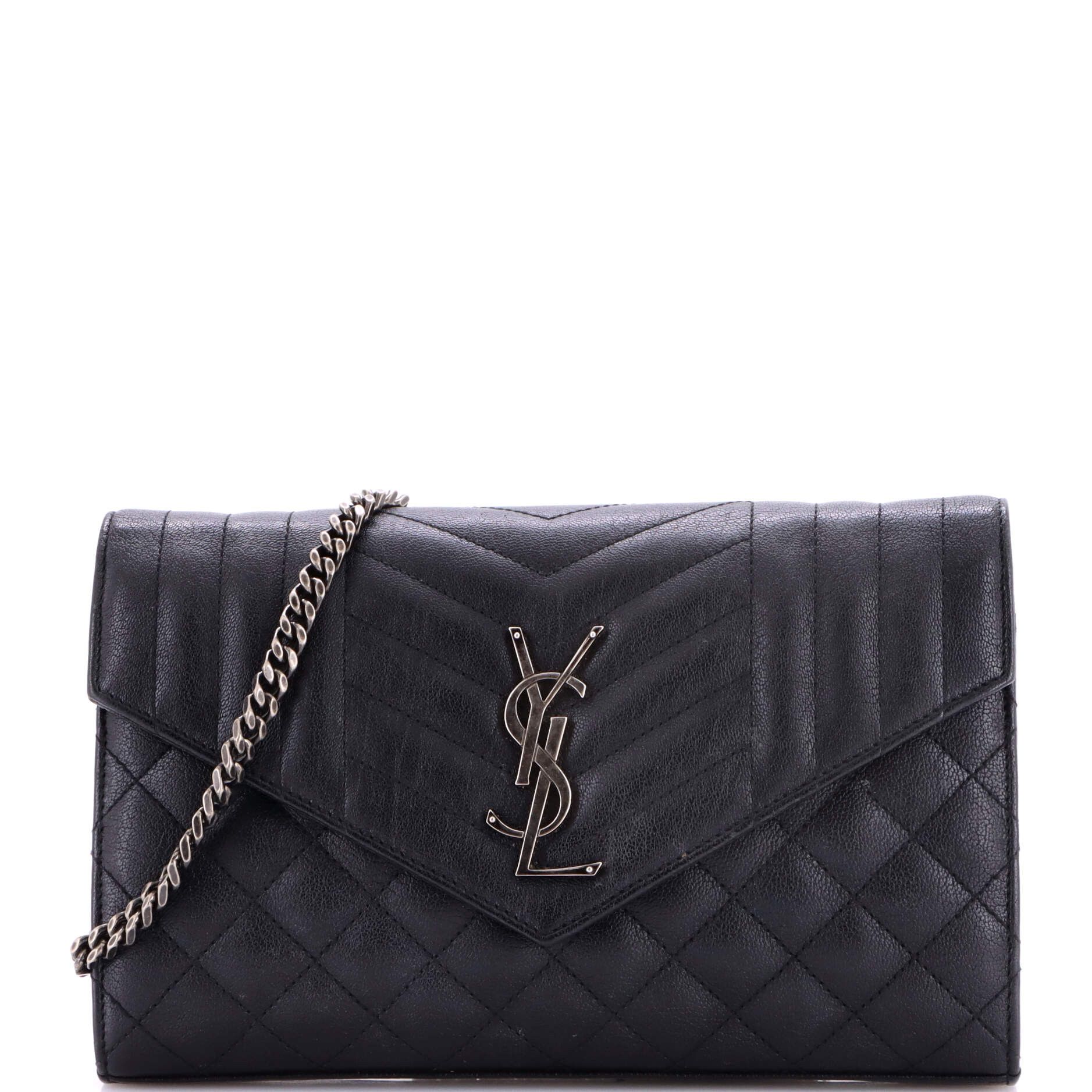 Saint Laurent Paris Classic Monogram Chain Wallet Size ONE SIZE - 1 Thumbnail