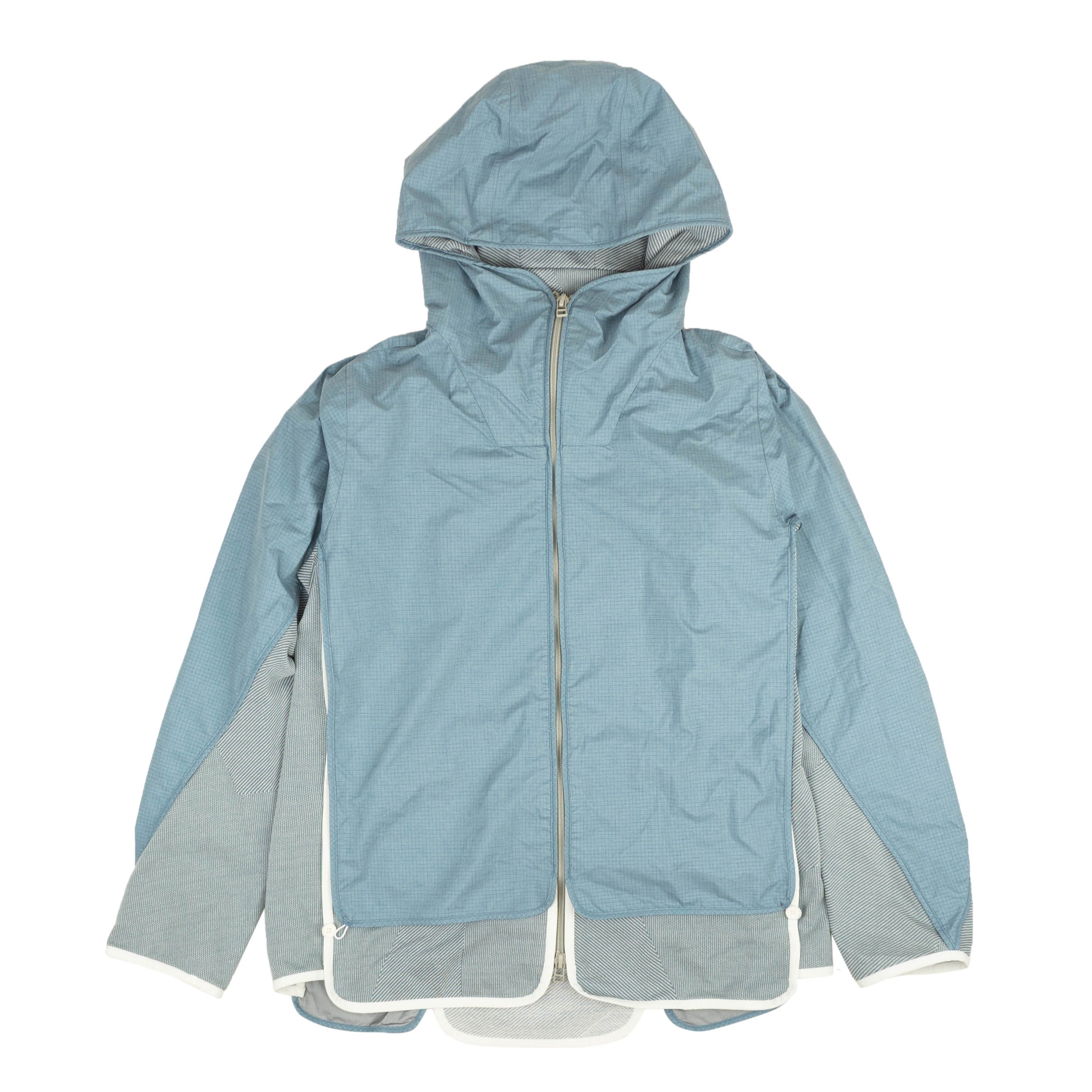 image of Byborre Dusty Blue Hg6 S-Hybrid Hooded Jacket Size M, Men's