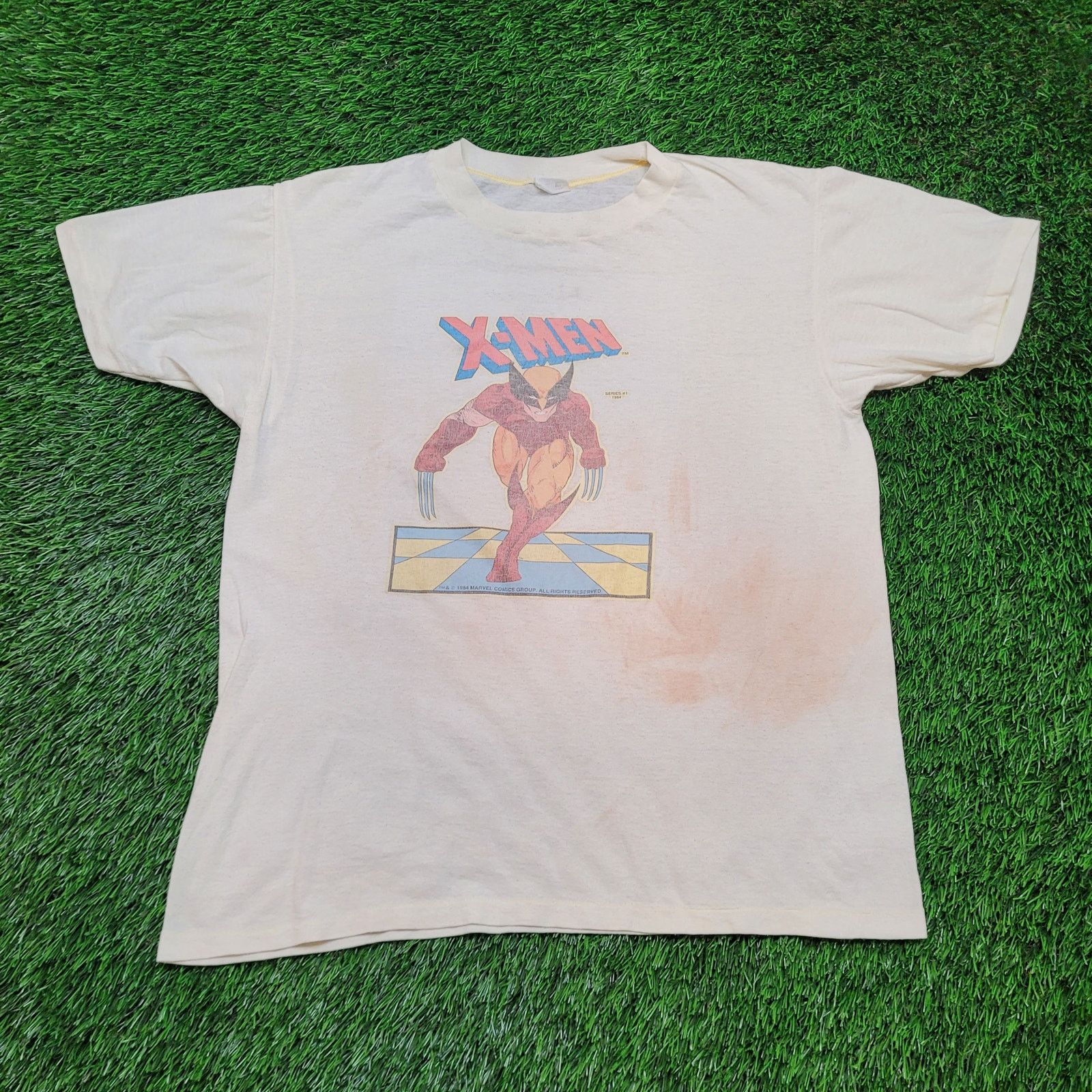 Vintage VTG 1984 X-Men Wolverine Marvel T-Shirt Mens Medium USA Size US M / EU 48-50 / 2 - 1 Thumbnail