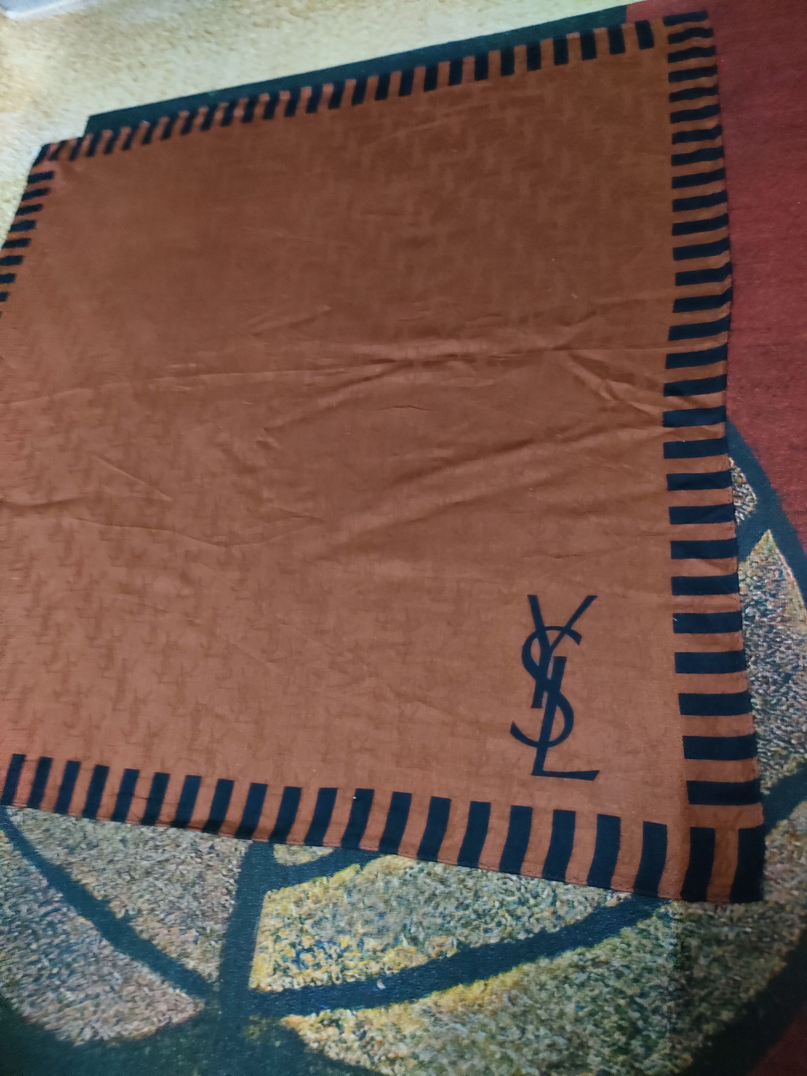 Yves Saint Laurent YSL Monograme Skarf Size ONE SIZE - 6 Thumbnail