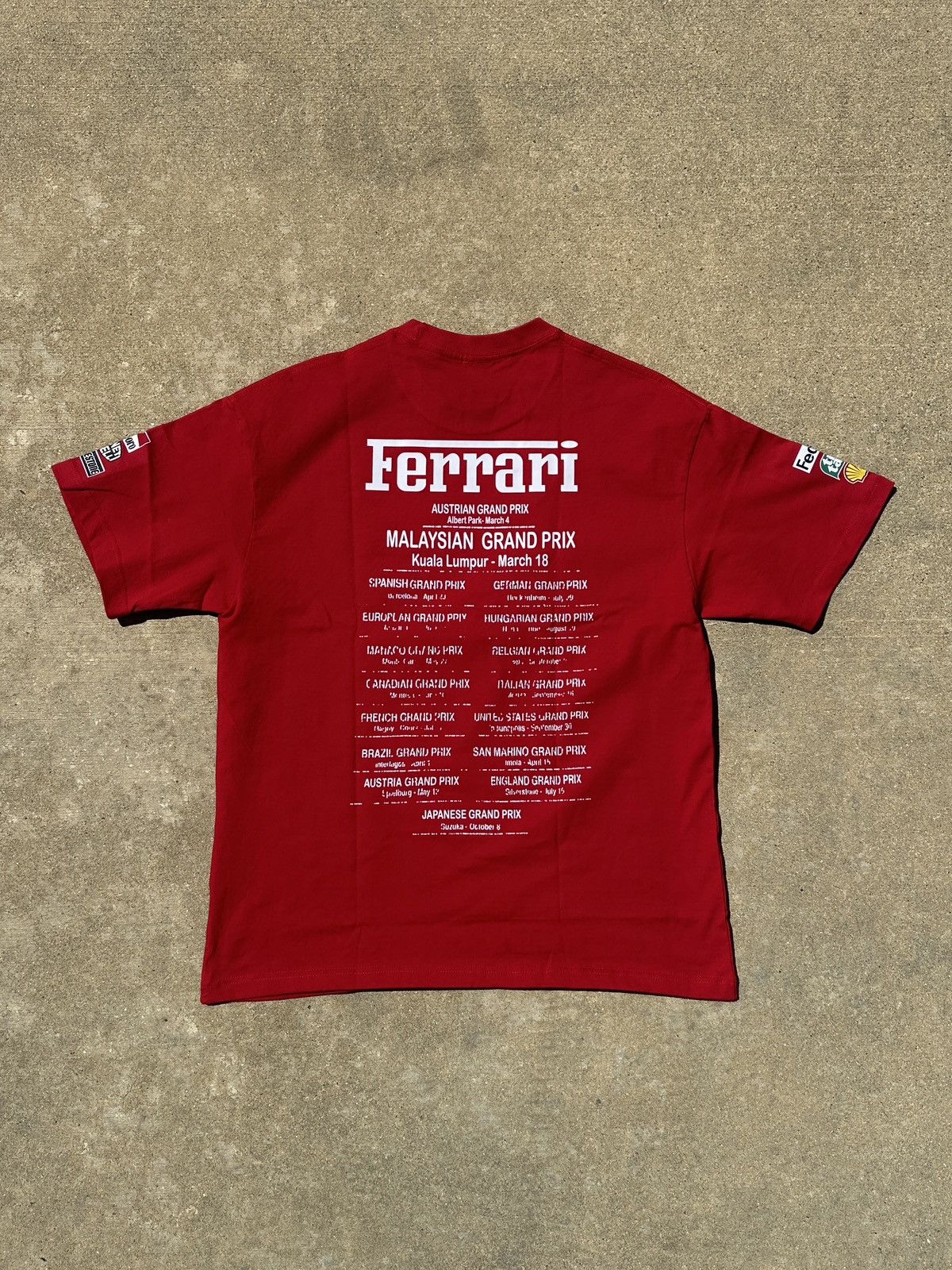Vintage Ferrari Marlboro F1 Racing Tee | Red Formula 1 T-Shirt Size US XL / EU 56 / 4 - 2 Thumbnail