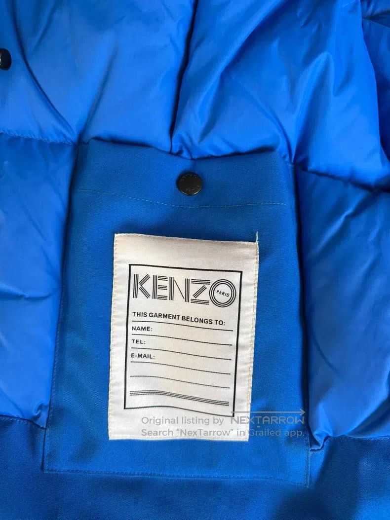 Kenzo Kenzo Men's Puffer Jacket, Blue, Classic Style Size US L / EU 52-54 / 3 - 5 Thumbnail