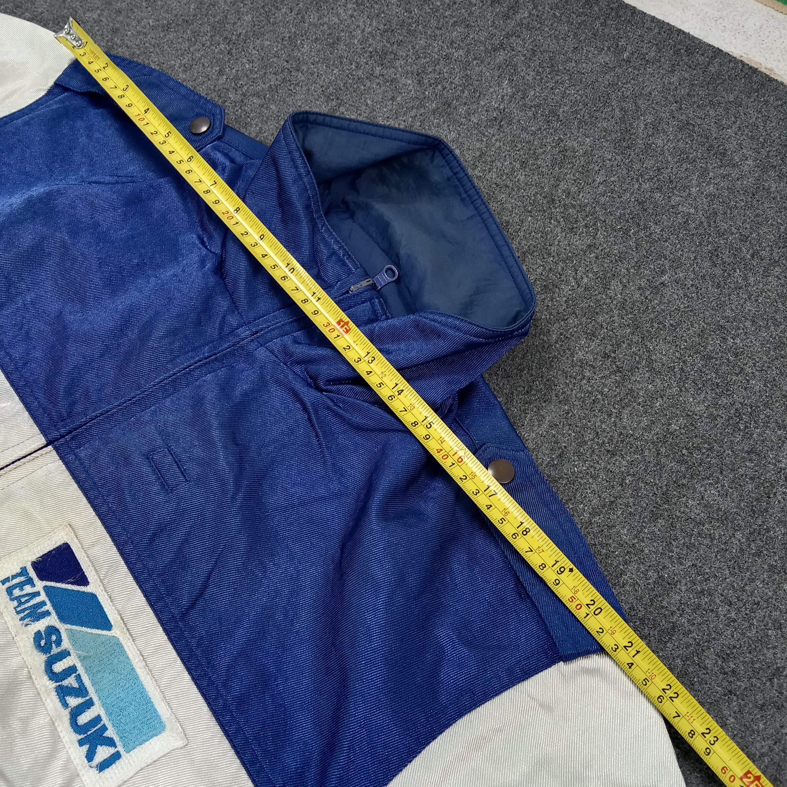 Japanese Brand Vintage 90's Team Suzuki Racing Reversibe Jacket C269N10 Size US L / EU 52-54 / 3 - 6 Thumbnail